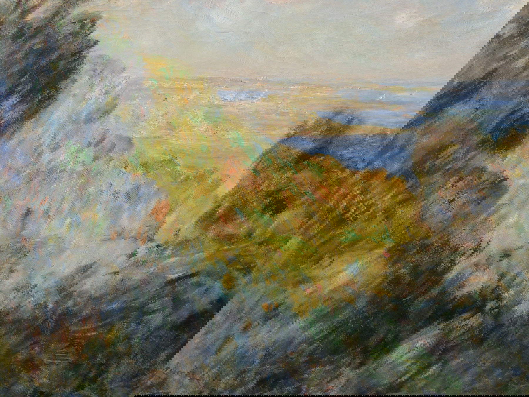 Pierre-Auguste Renoir,&nbsp;Baie de Salerne ou Paysage du Midi (1881; olio su tela, 46, 55,5 cm; Le Havre, Muma - Museo d&rsquo;arte moderna Andr&eacute; Malraux)