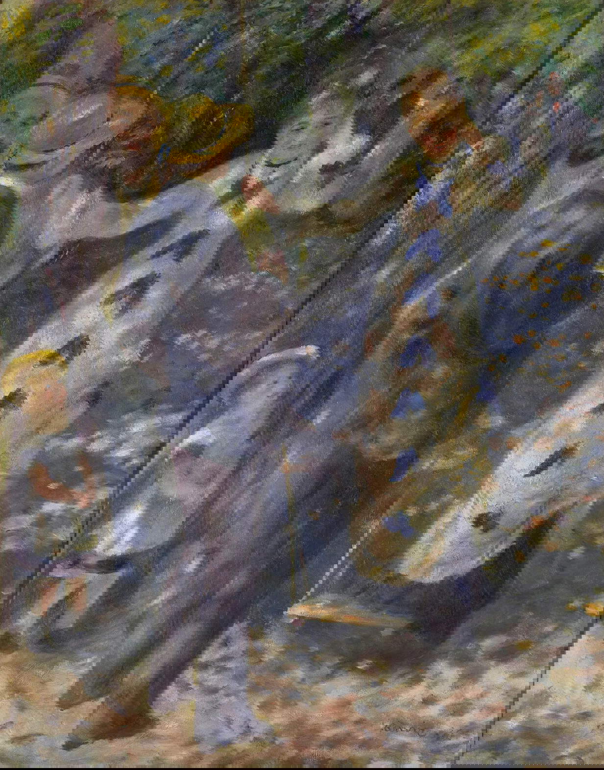 Pierre-Auguste Renoir, La Balan&ccedil;oire (1876; óleo sobre lienzo, 92 x 73 cm; París, Museo de Orsay). &copy; Fotografía: RMN-Grand Palais (Mus&eacute;e d'Orsay) / Patrice Schmidt