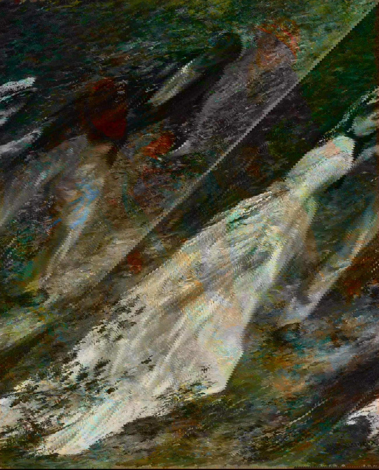 Pierre-Auguste Renoir, La Promenade (1870; óleo sobre lienzo, 81,3 x 64,8 cm; Los Ángeles, The J. Paul Getty Museum). Cortesía del J. Paul Getty Museum