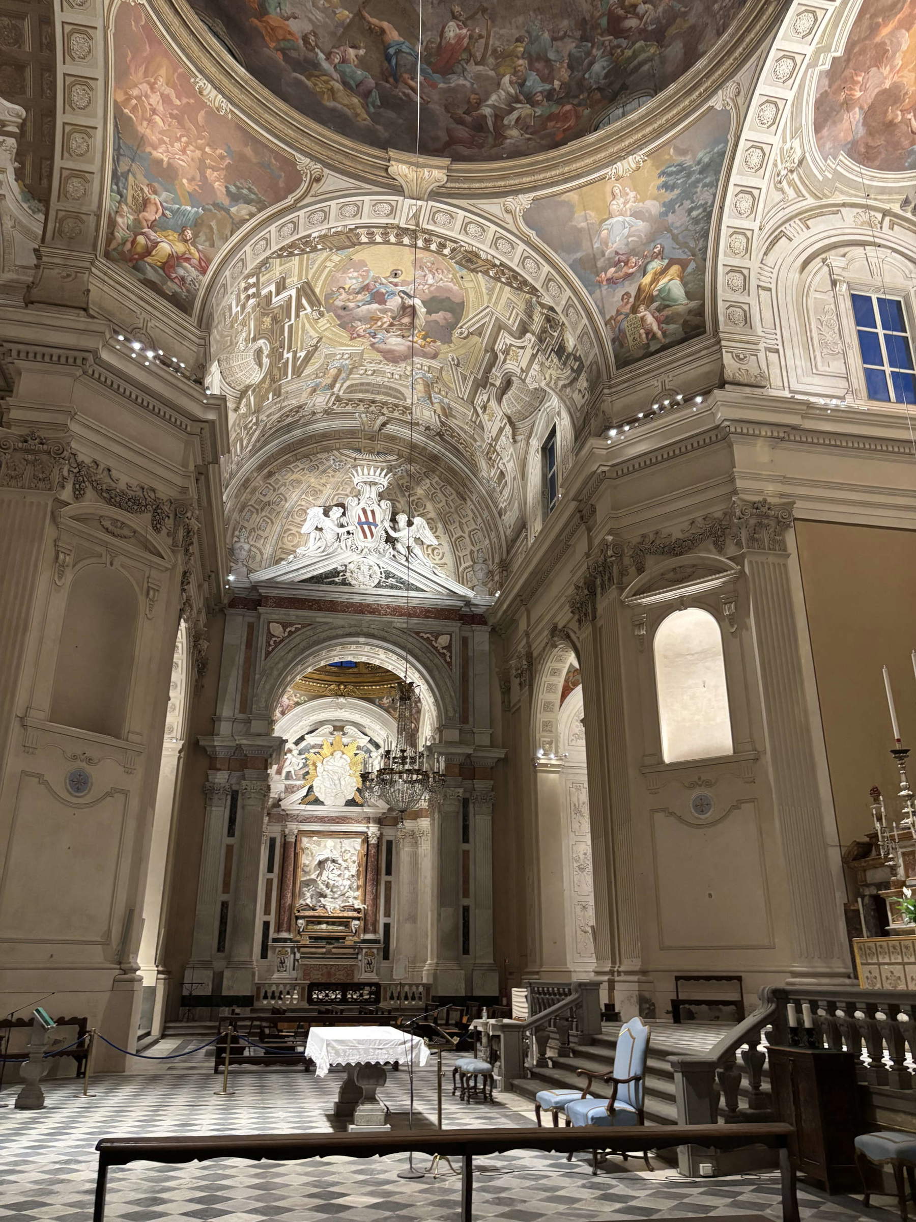 Die Basilika del Carmine nach der Restaurierung. Foto: Luca V. Photography