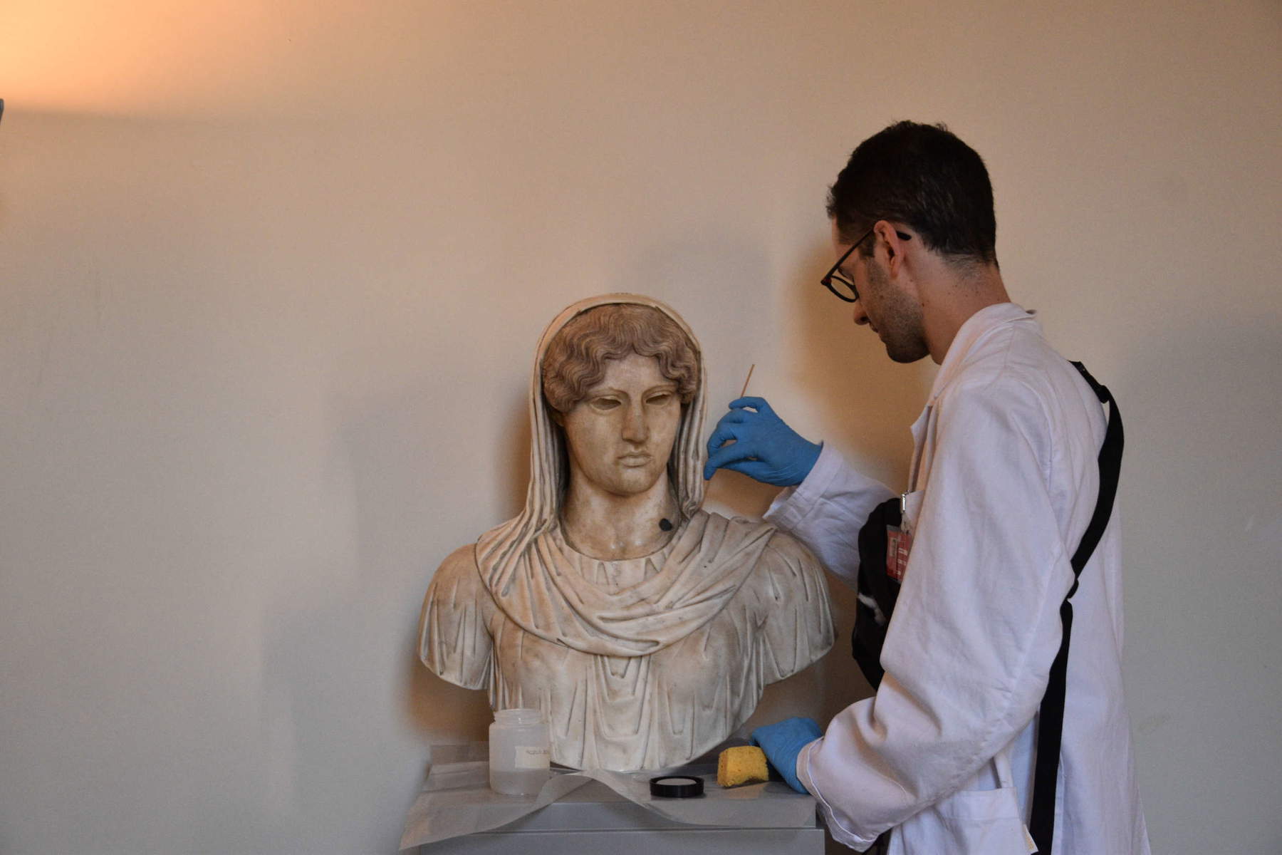 Restauri al Museo Archeologico Nazionale di Venezia. Foto: Musei archeologici nazionali di Venezia e della Laguna
