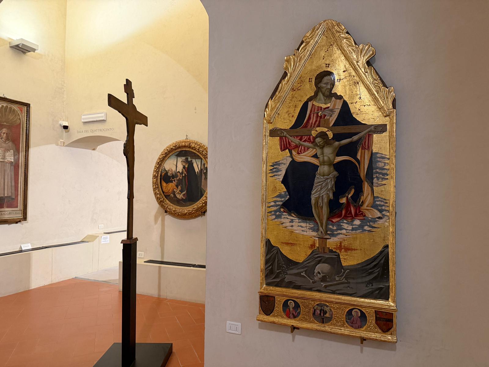 Die Dreifaltigkeit von Apollonio di Giovanni im Museo dell'Opera del Duomo in Prato