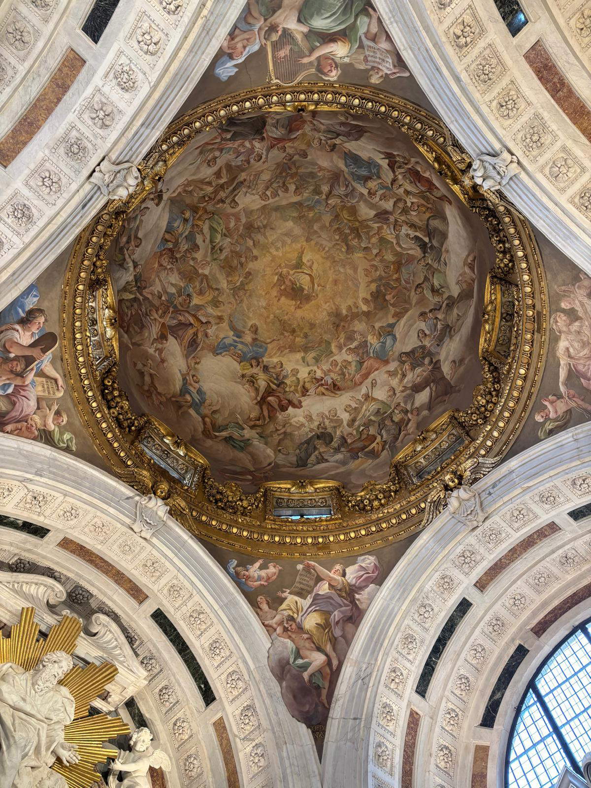 Restoration of the Corsini Chapel in the Basilica del Carmine, Florence. Photo: Soprintendenza ABAP for the Metropolitan City of Florence and the Province of Prato