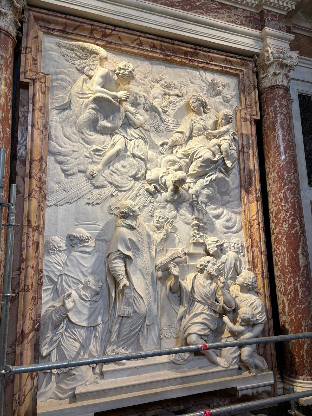 Restoration of the Corsini Chapel in the Basilica del Carmine, Florence. Photo: Soprintendenza ABAP for the Metropolitan City of Florence and the Province of Prato