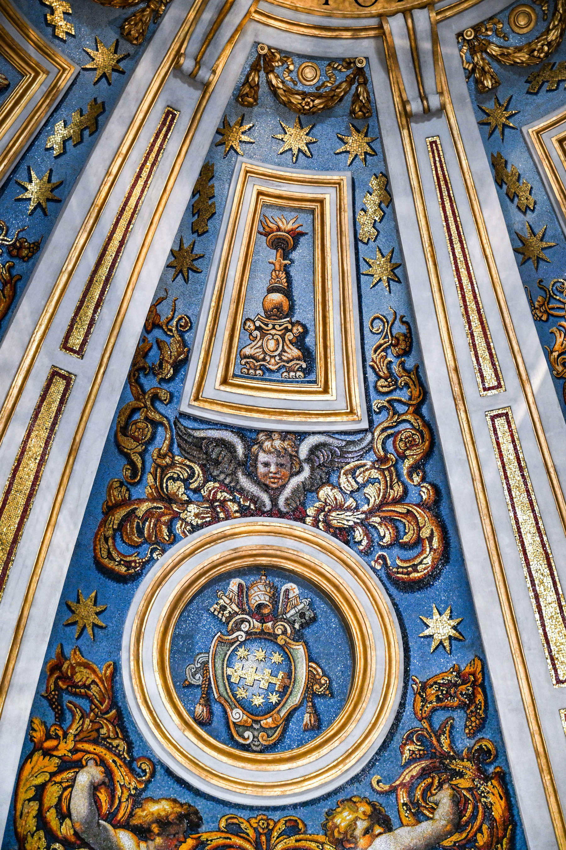 Restauro della cupola della Cappella Clementina. Foto: Fabbrica di San Pietro