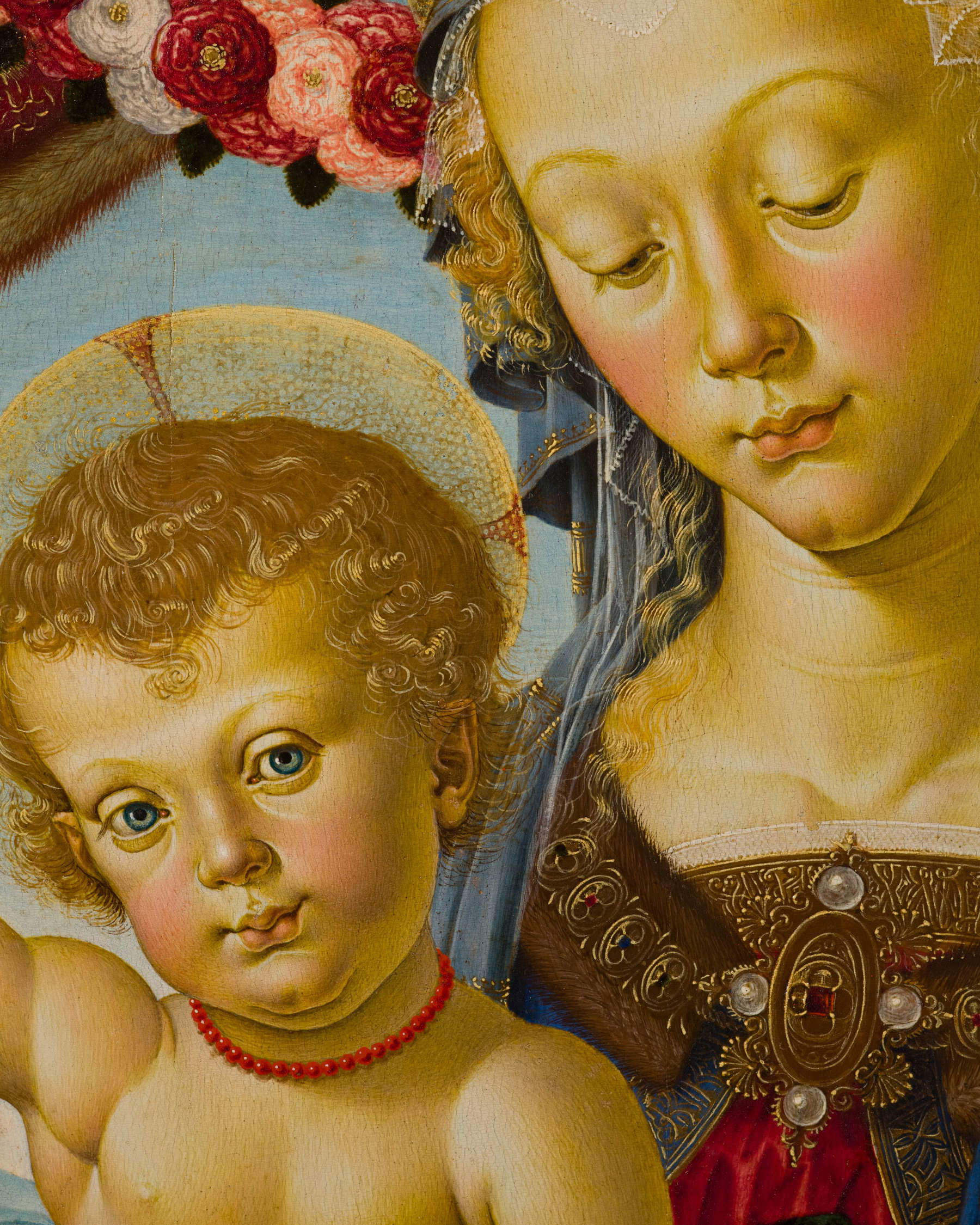 Restoration of Perugino's Madonna and Child at the Mus&eacute;e Jacquemart-Andr&eacute;. Photo: Arcanes