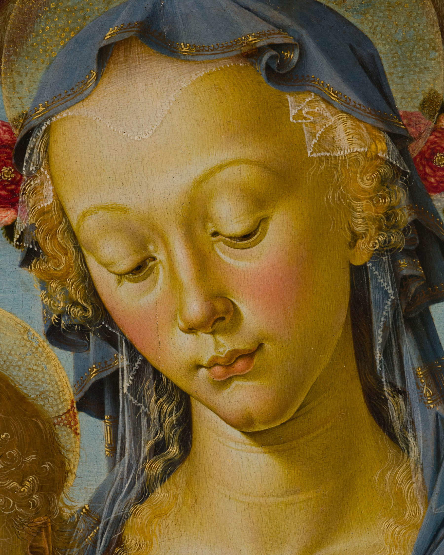 Restoration of Perugino's Madonna and Child at the Mus&eacute;e Jacquemart-Andr&eacute;. Photo: Arcanes