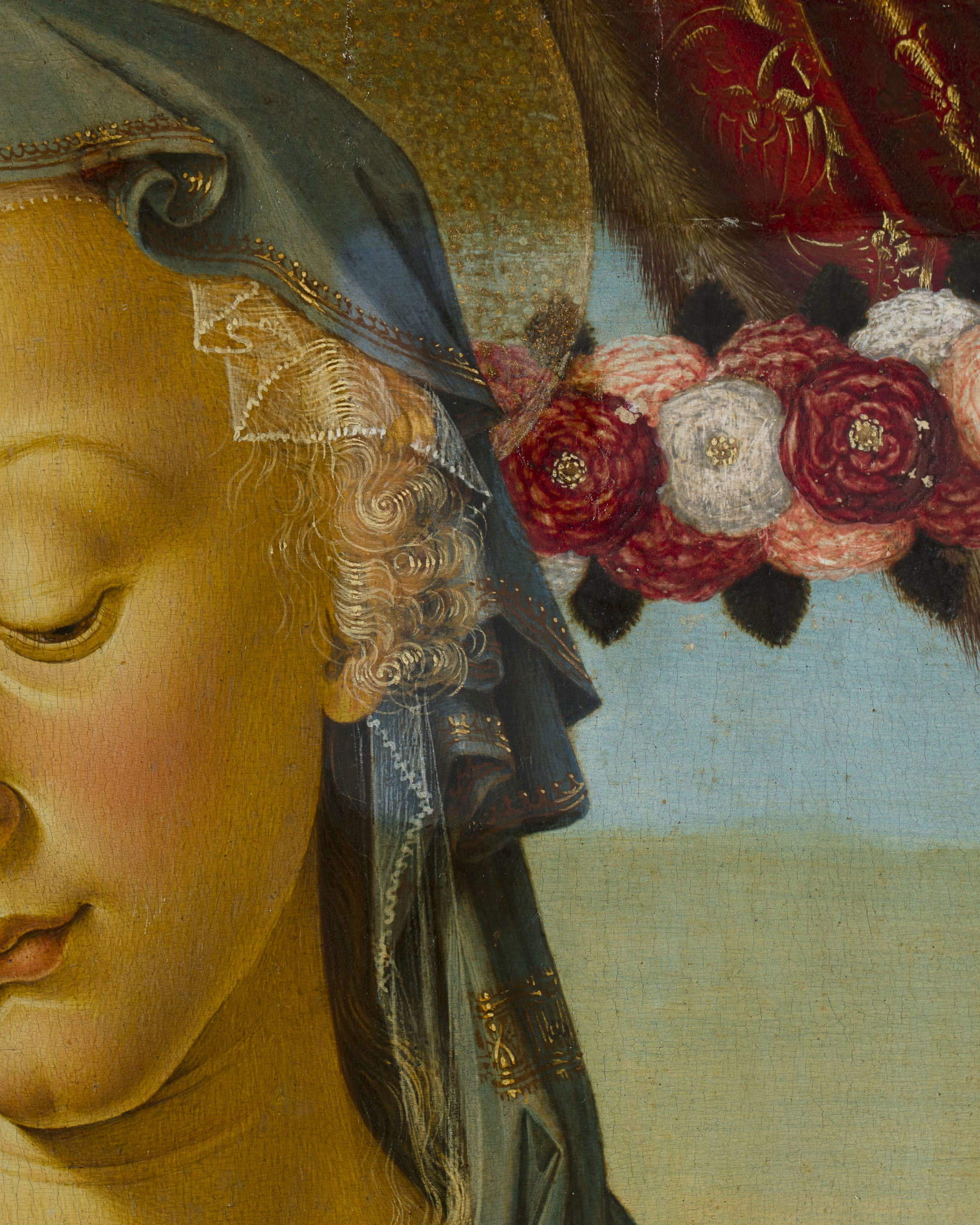 Restoration of Perugino's Madonna and Child at the Mus&eacute;e Jacquemart-Andr&eacute;. Photo: Arcanes