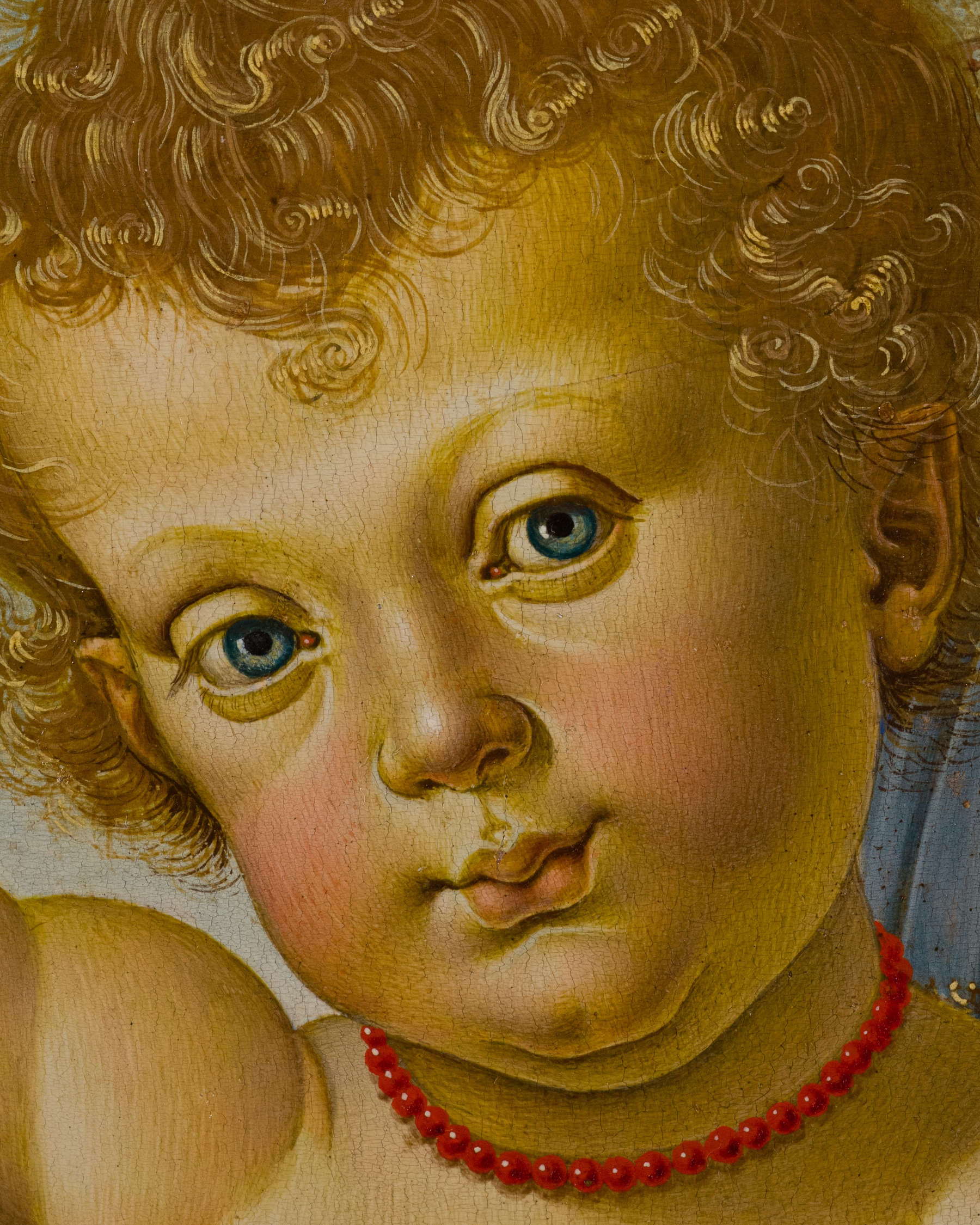 Restoration of Perugino's Madonna and Child at the Mus&eacute;e Jacquemart-Andr&eacute;. Photo: Arcanes