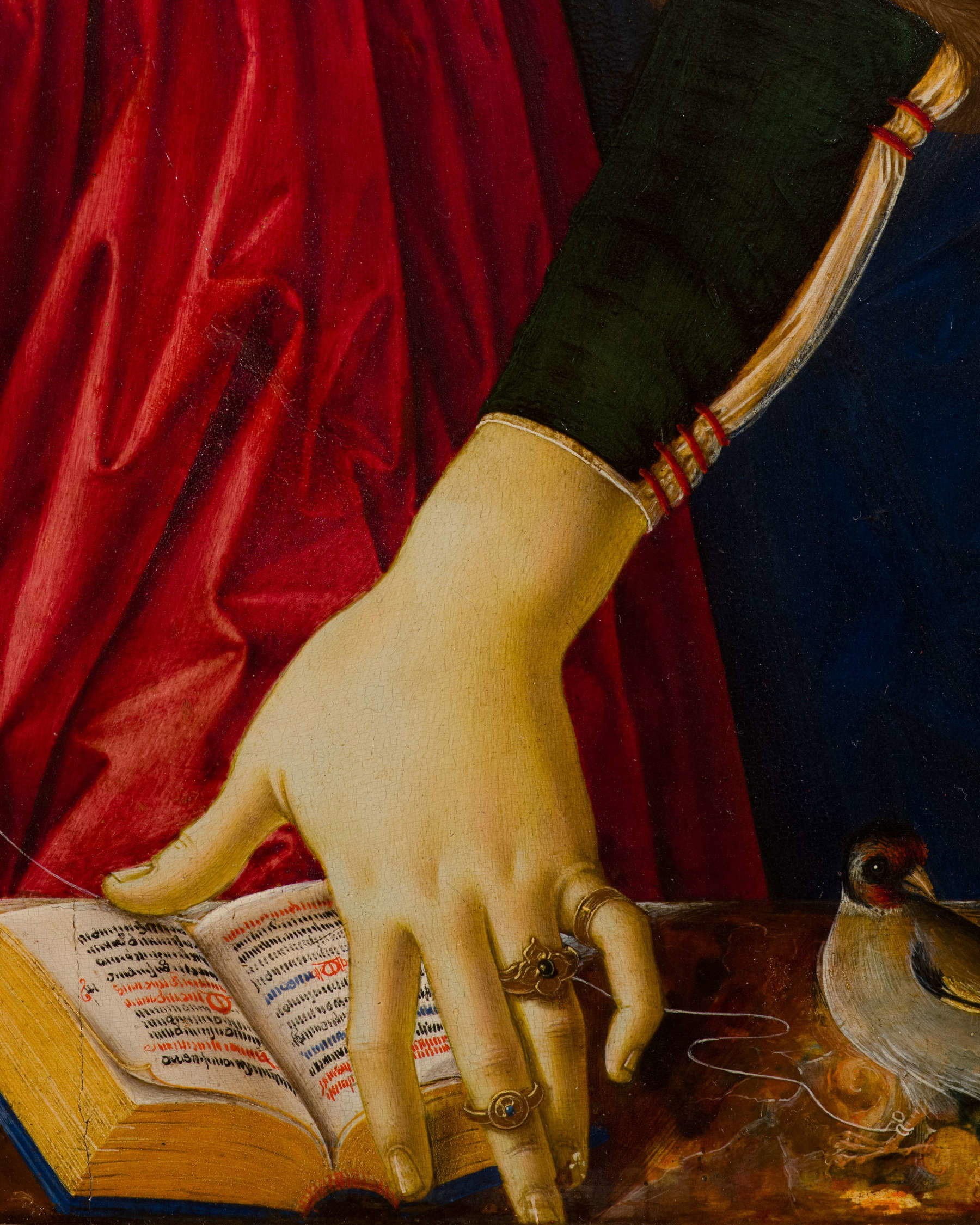 Restoration of Perugino's Madonna and Child at the Mus&eacute;e Jacquemart-Andr&eacute;. Photo: Arcanes