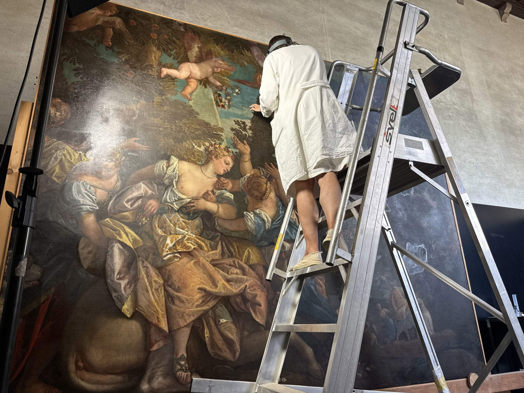 La restauration de « L'enlèvement d'Europe »