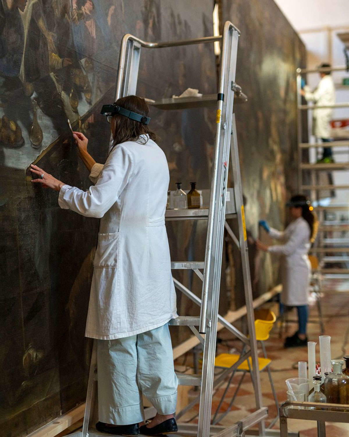 L'intervento di restauro &egrave; stato condotto dalla ditta CBC Conservazione Beni Culturali sotto la direzione di Caterina Barnaba. Foto: Matteo De Fina