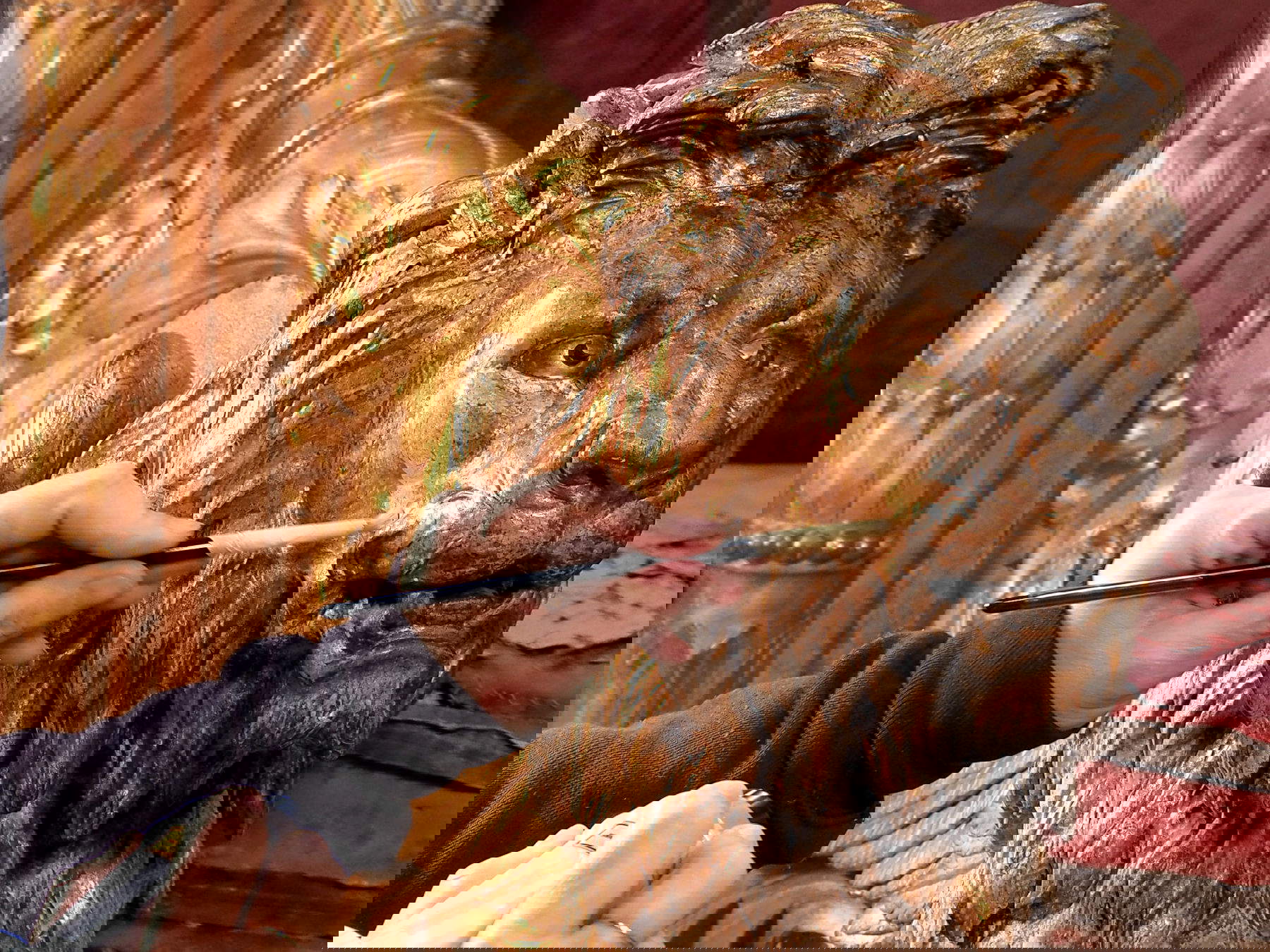 La restauration du trône au palais royal de Naples