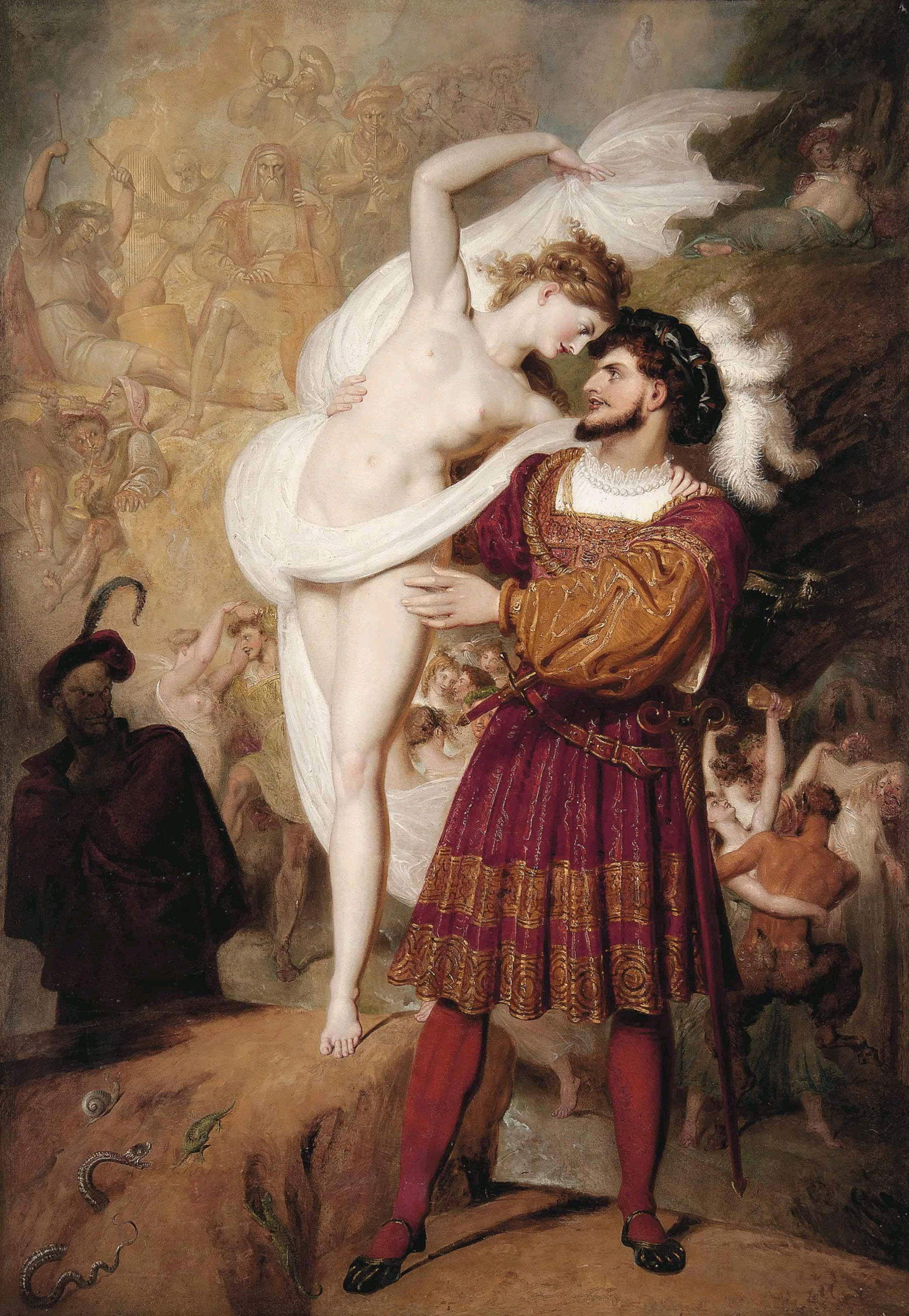 Richard Westall, Faust und Lilith (um 1831; Öl auf Leinwand, 248,4 x 174 cm) Foto: Wikimedia Commons