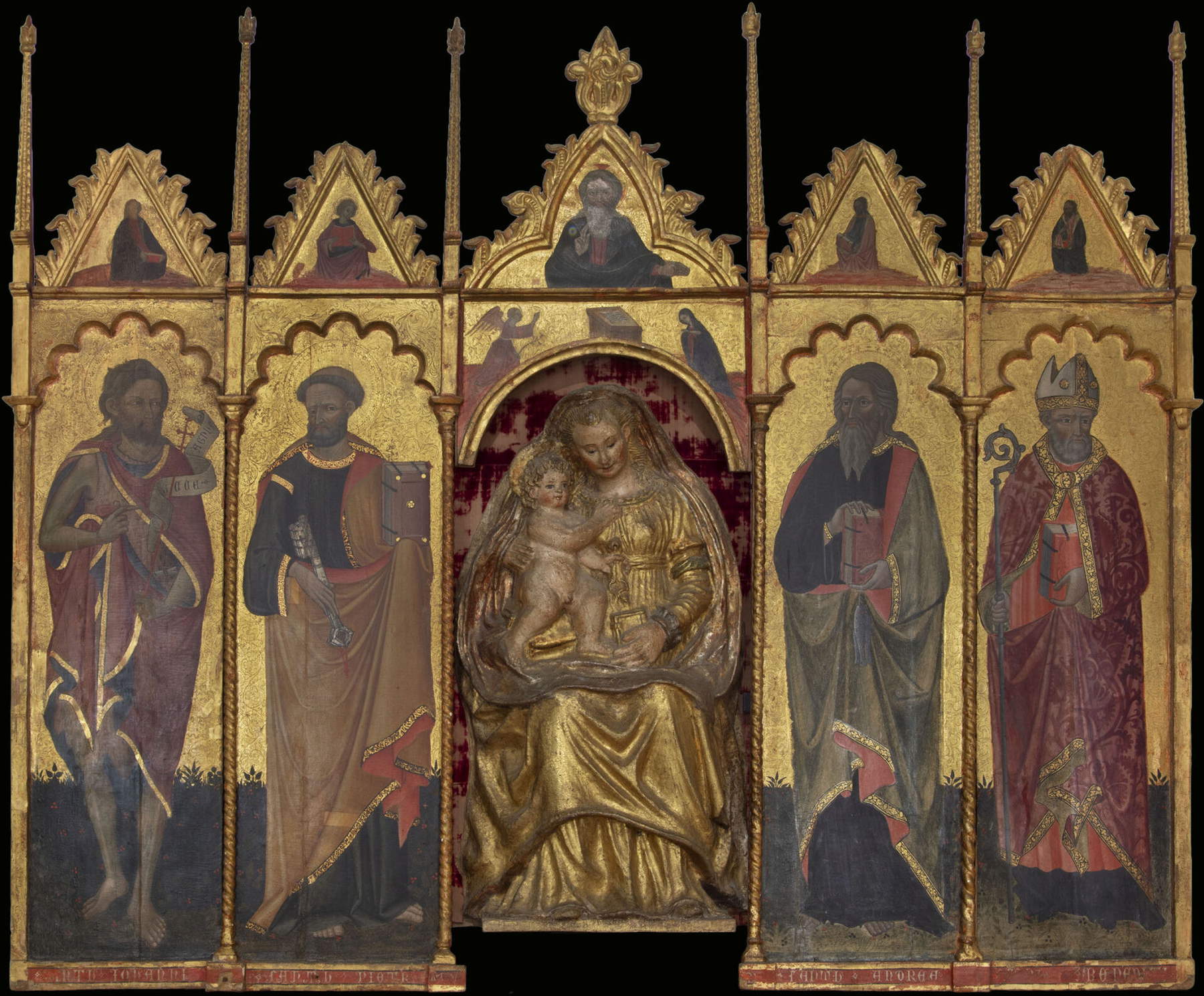 Giovanni Sparapane, Flügelaltar, in Tempera und Gold auf Holz gemalt (Mitte des 15. Jahrhunderts). Foto: Massimo Achilli und Silvia Spacca