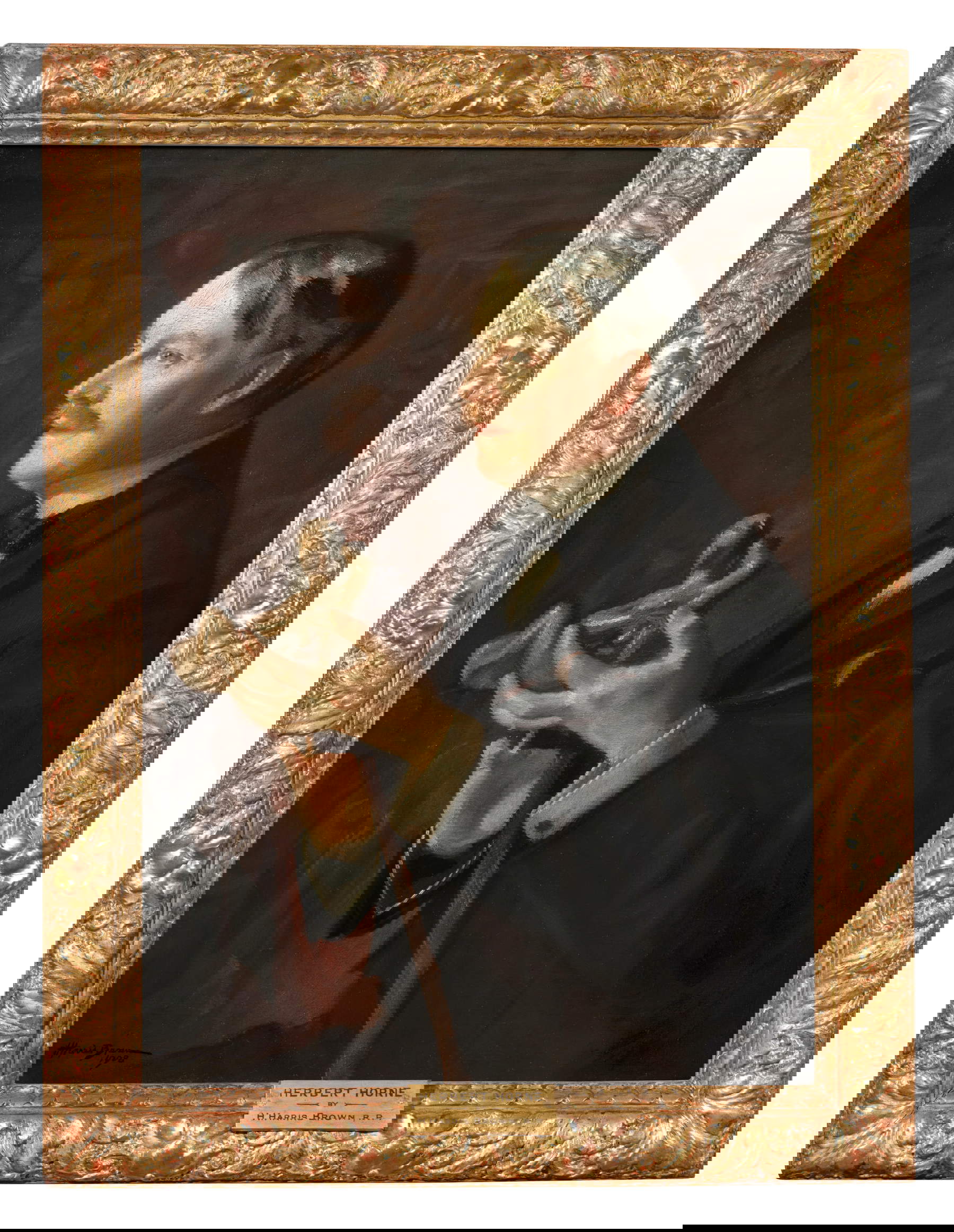 El retrato de Herbert Percy Horne tras su restauración. Foto: Claudio Giusti