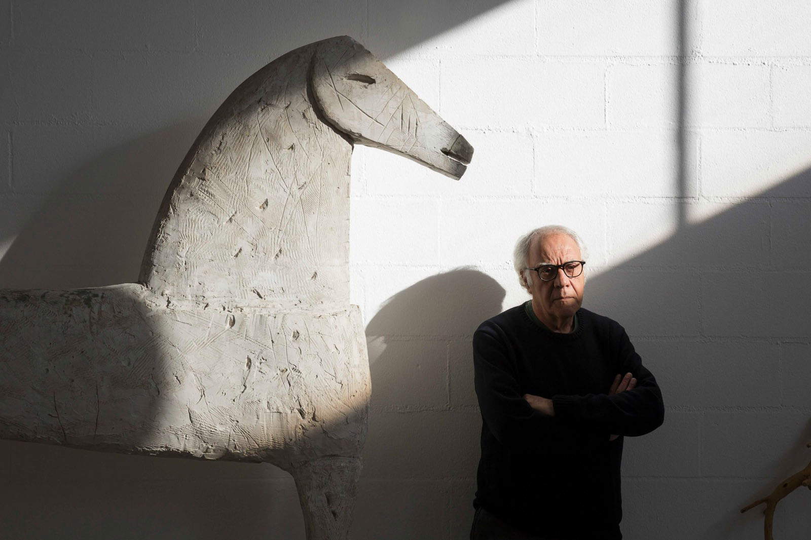 Portrait of Mimmo Paladino. Photo: Lorenzo Palmieri