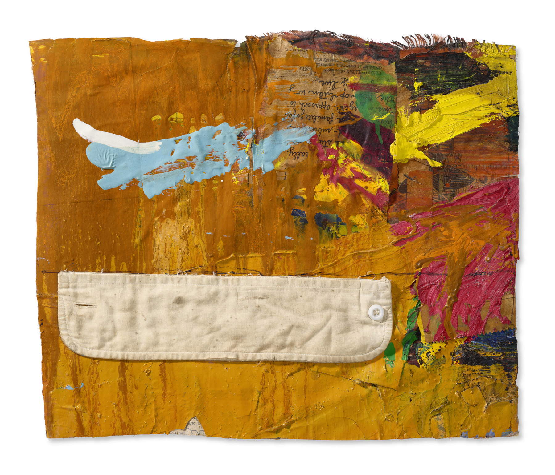 Robert Rauschenberg, „Untitled Collage with Cuff“