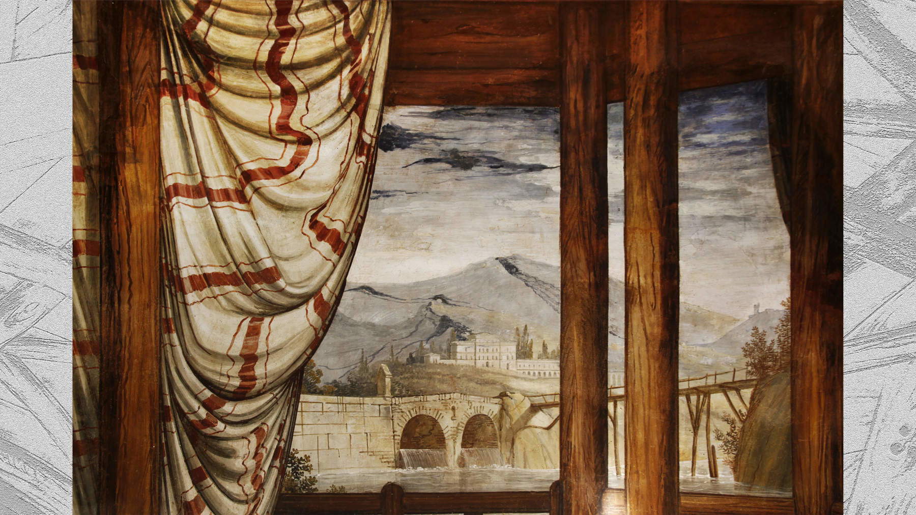 Romolo e Tancredi Liverani, Decorazione interna della capanna rustica&nbsp;