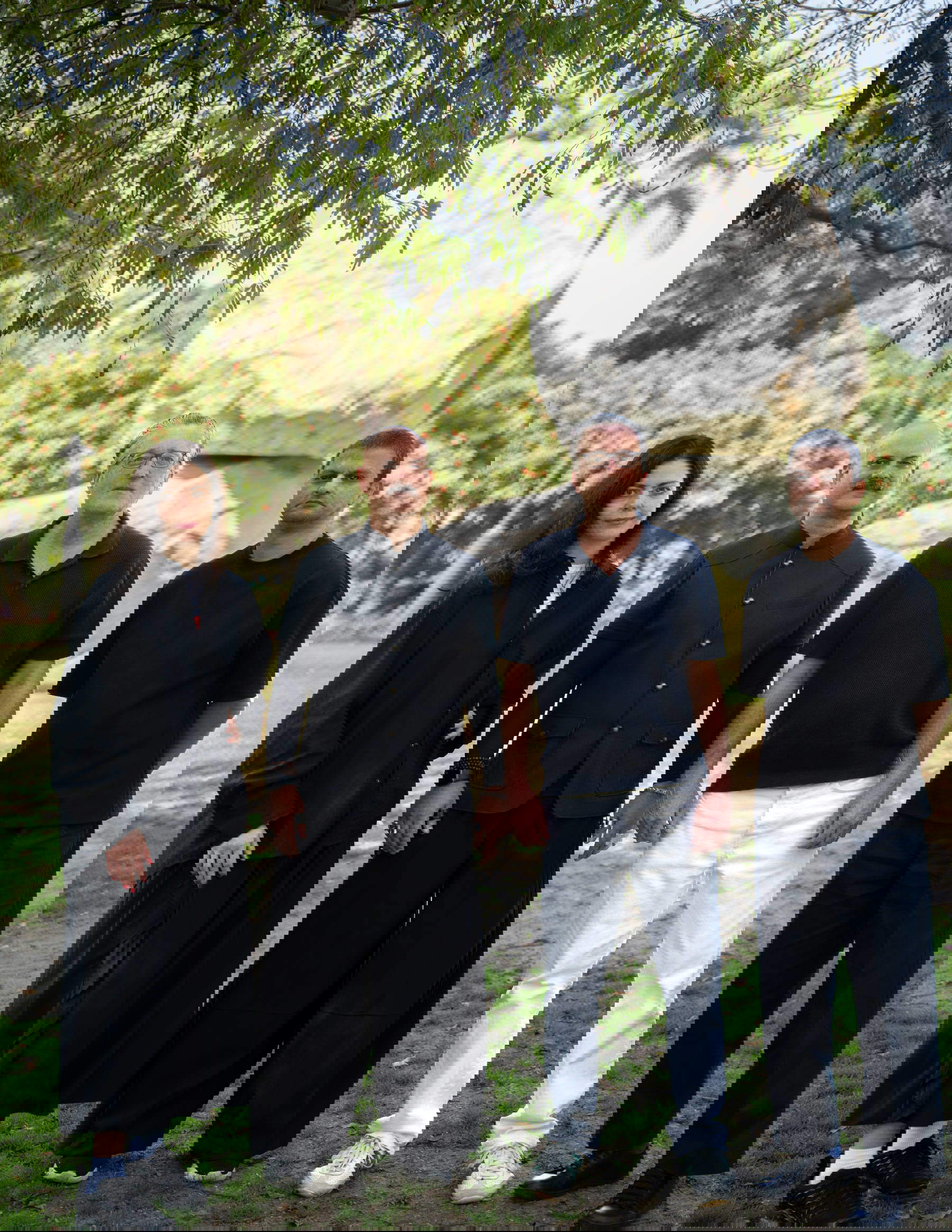 Kuratoren von links nach rechts: Ruba Katrib, Mark Rappolt, Tom Eccles und Shabbir Hussain Mustafa. Foto: Katar Museen