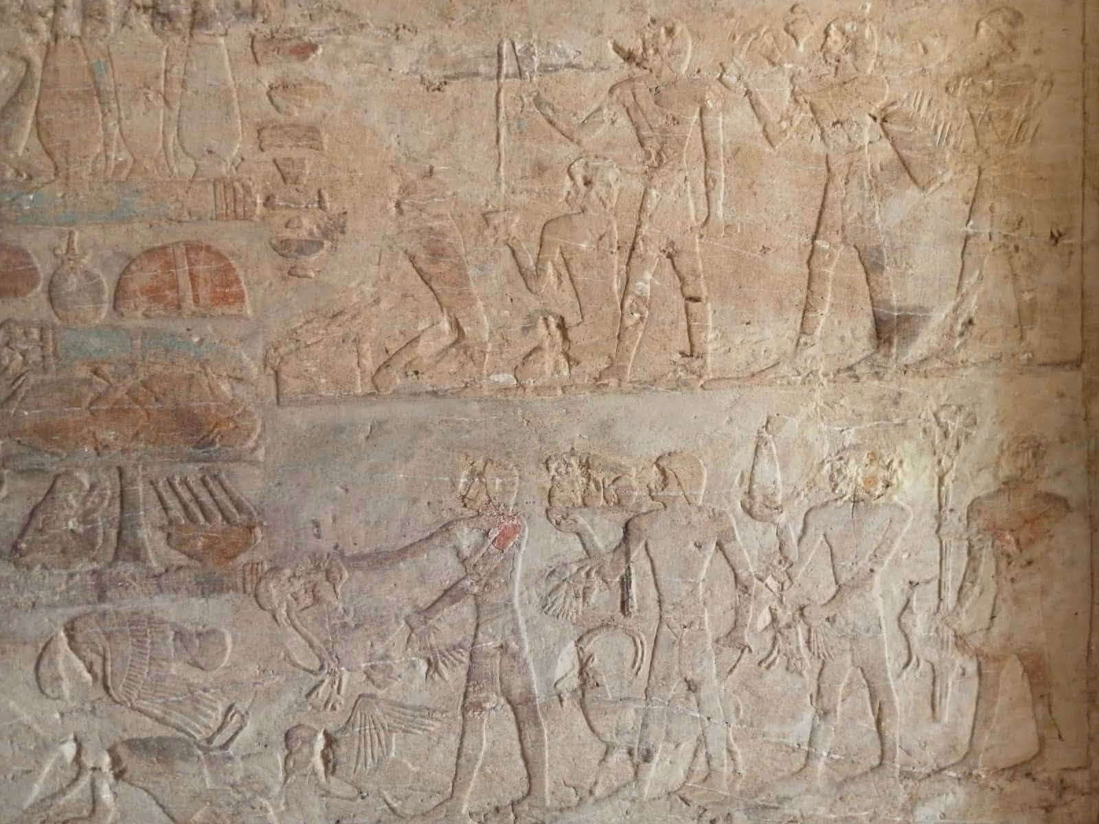 在萨卡拉发现的墓葬。图片来源：埃及古物与旅游部