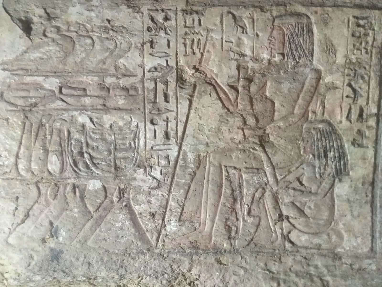 在萨卡拉发现的墓葬。图片来源：埃及古物与旅游部