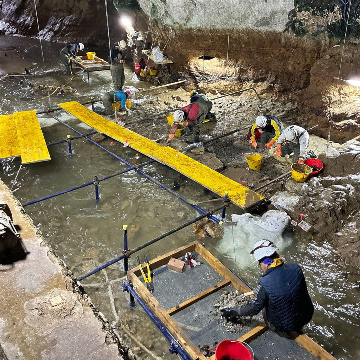 Excavations in the Caves of Pertosa-Auletta