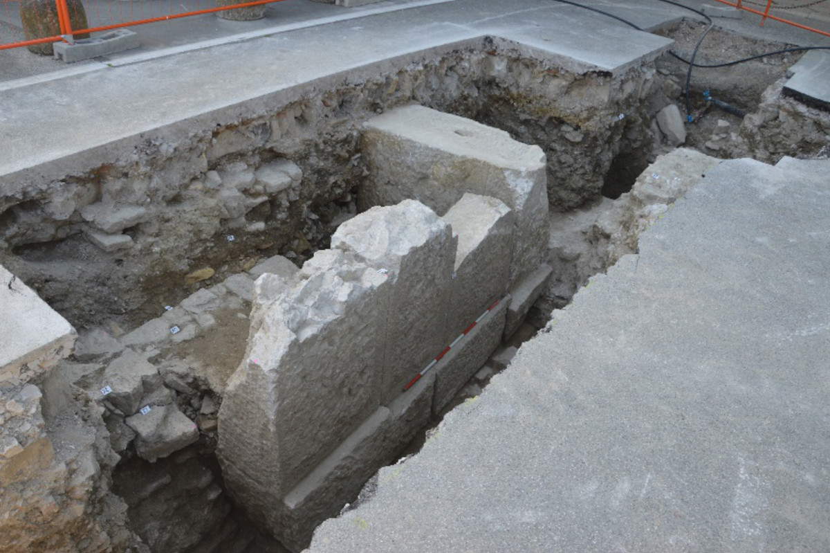 Trieste, new findings near San Giusto Cathedral on Roman and late antique Tergeste