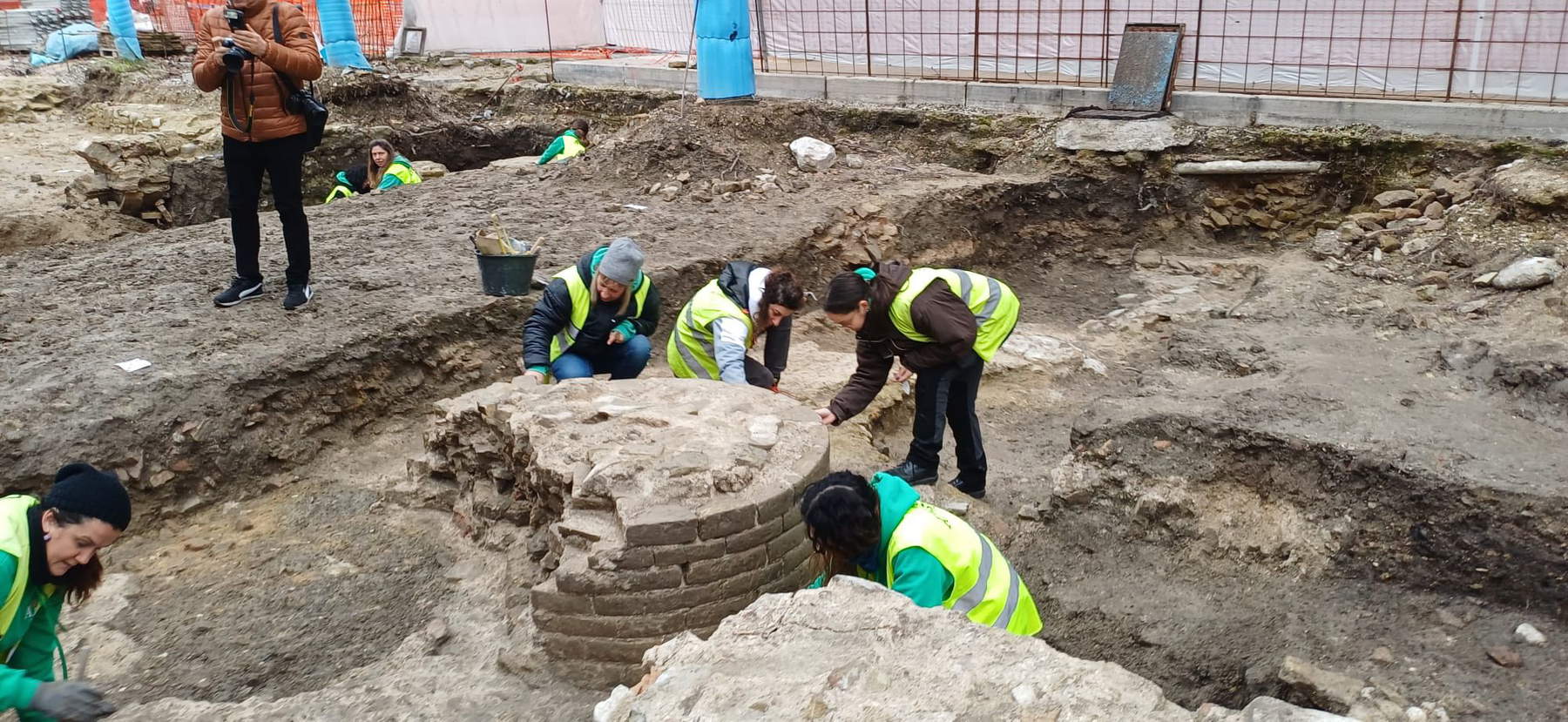 The discovery of the Basilica of Vitruvius. Photo: Loretta Manocchi