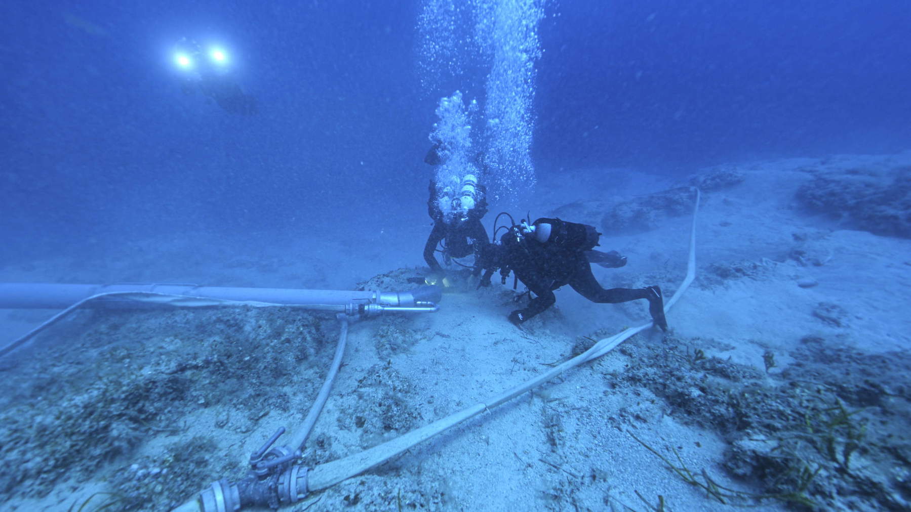 Entdeckung eines byzantinischen Schiffswracks in den Gewässern vor der Insel Meleda, Kroatien. Foto: Hrvatski restauratorski zavod
