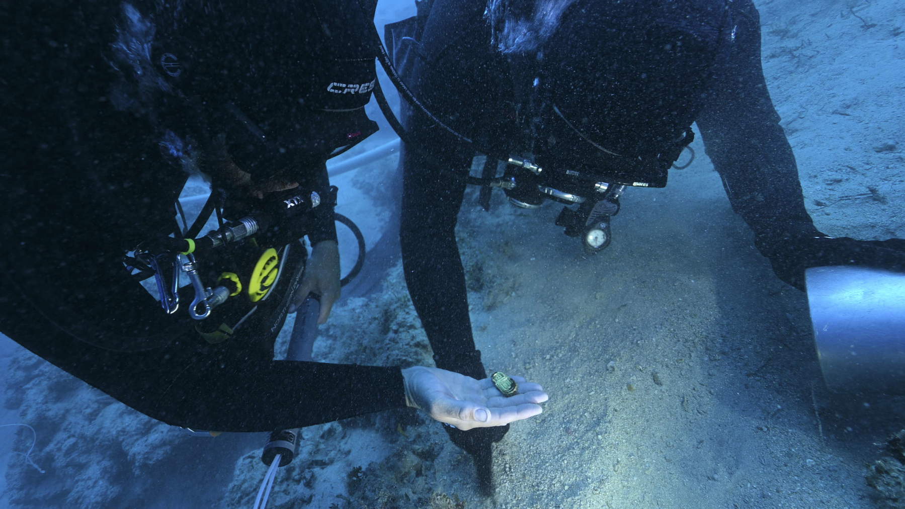 Entdeckung eines byzantinischen Schiffswracks in den Gewässern vor der Insel Meleda, Kroatien. Foto: Hrvatski restauratorski zavod