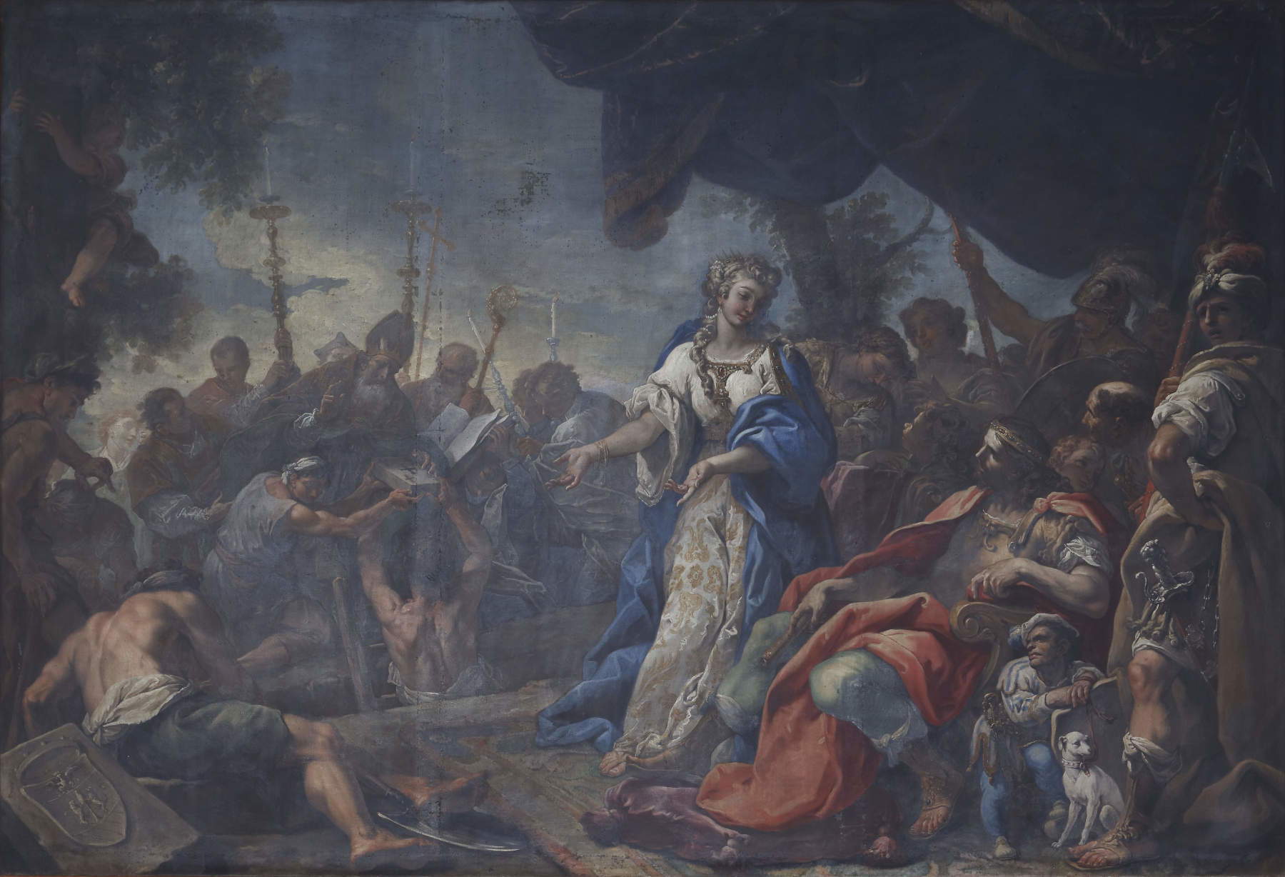 &bull; Sebastiano Ricci, *The Founding of the Basilica*, oil on canvas, 1697; Monza, Cathedral. &copy; Museum and Treasury of the Monza Cathedral/photo by Piero Pozzi