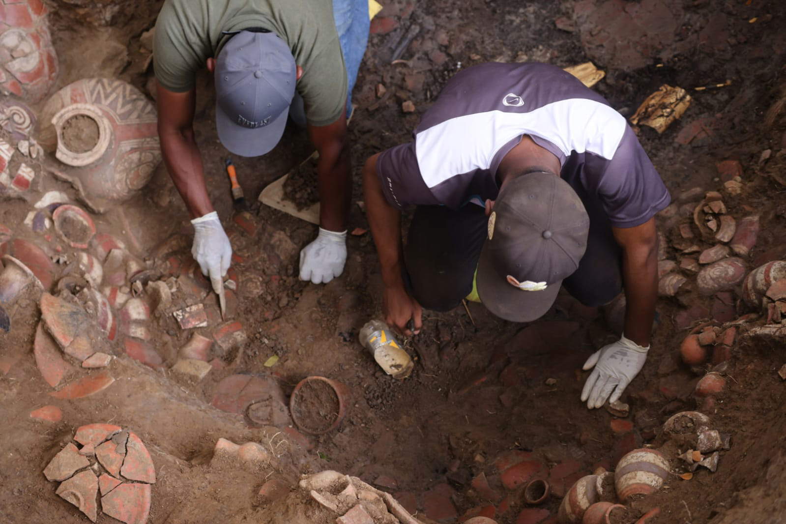 The burial called Tomb 3. Photo: Ministerio de Cultura de Panam&aacute;
