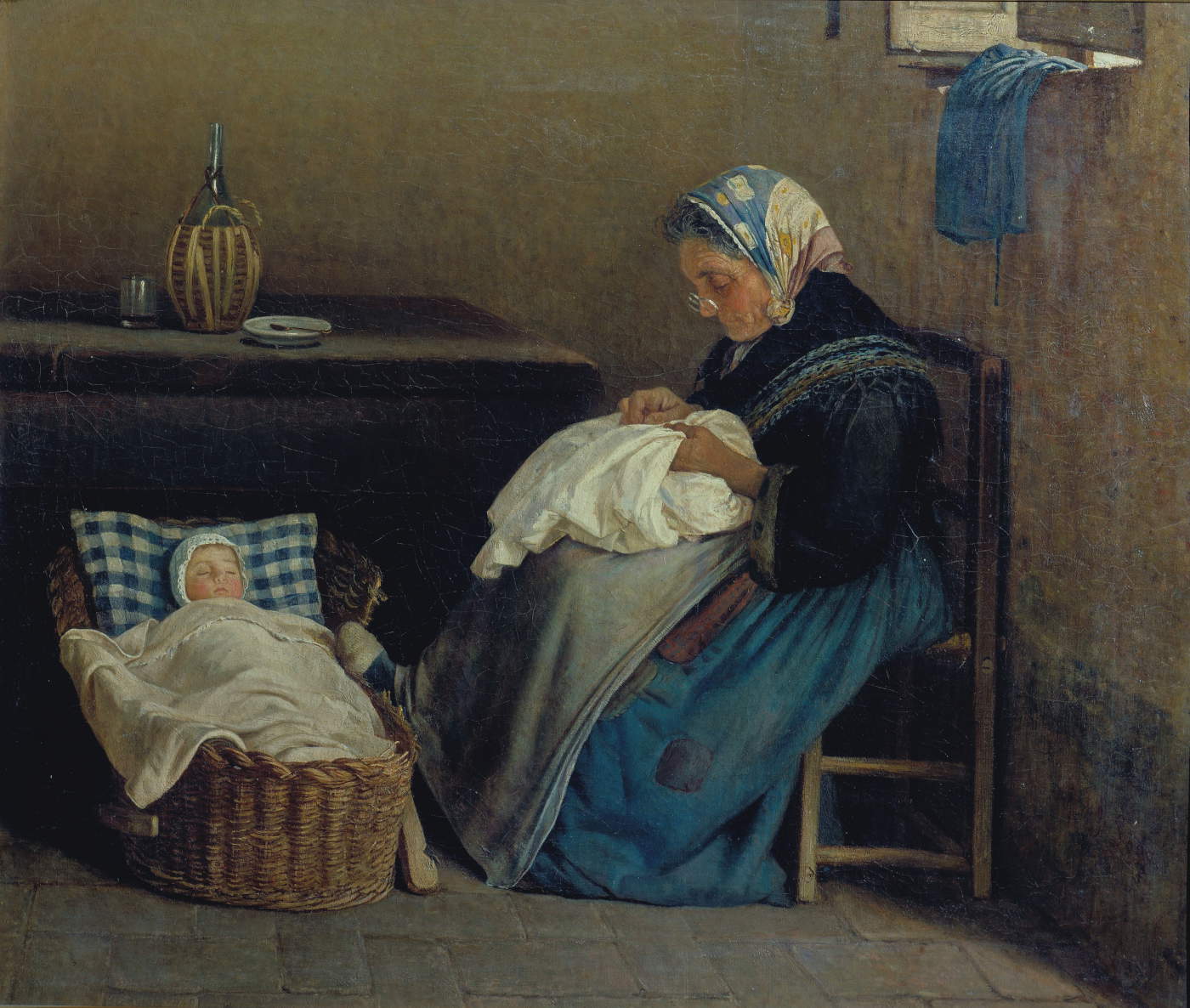 Silvestro Lega, *The Grandmother* (ca. 1865; oil on canvas; private collection). Courtesy of Gallerie Maspes, Milan
