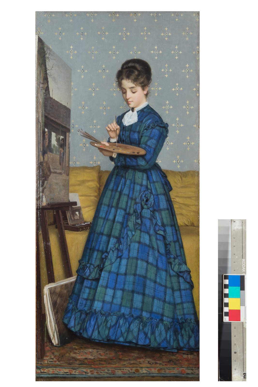 Silvestro Lega, *The Painter* (1869; oil on panel; private collection). Courtesy of METS Percorsi d&rsquo;arte, Novara