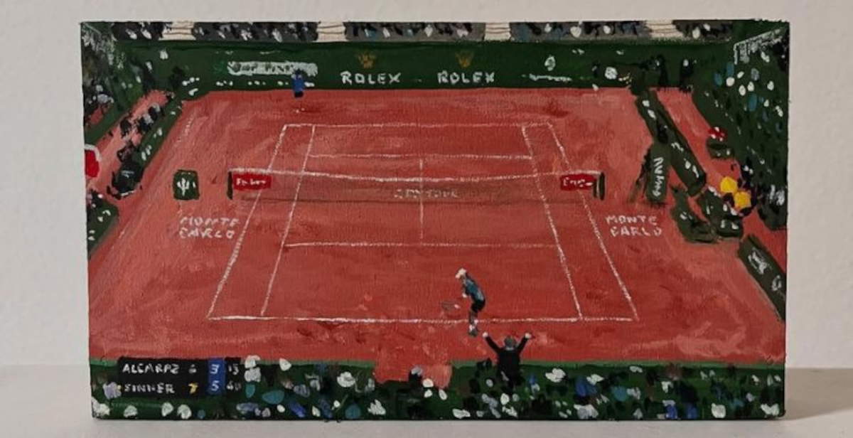 In 24 Stunden vom Gericht zur Kunst: Sinner gewinnt in Monte Carlo und wird zum Kunstwerk... aber nicht zum ersten Mal!