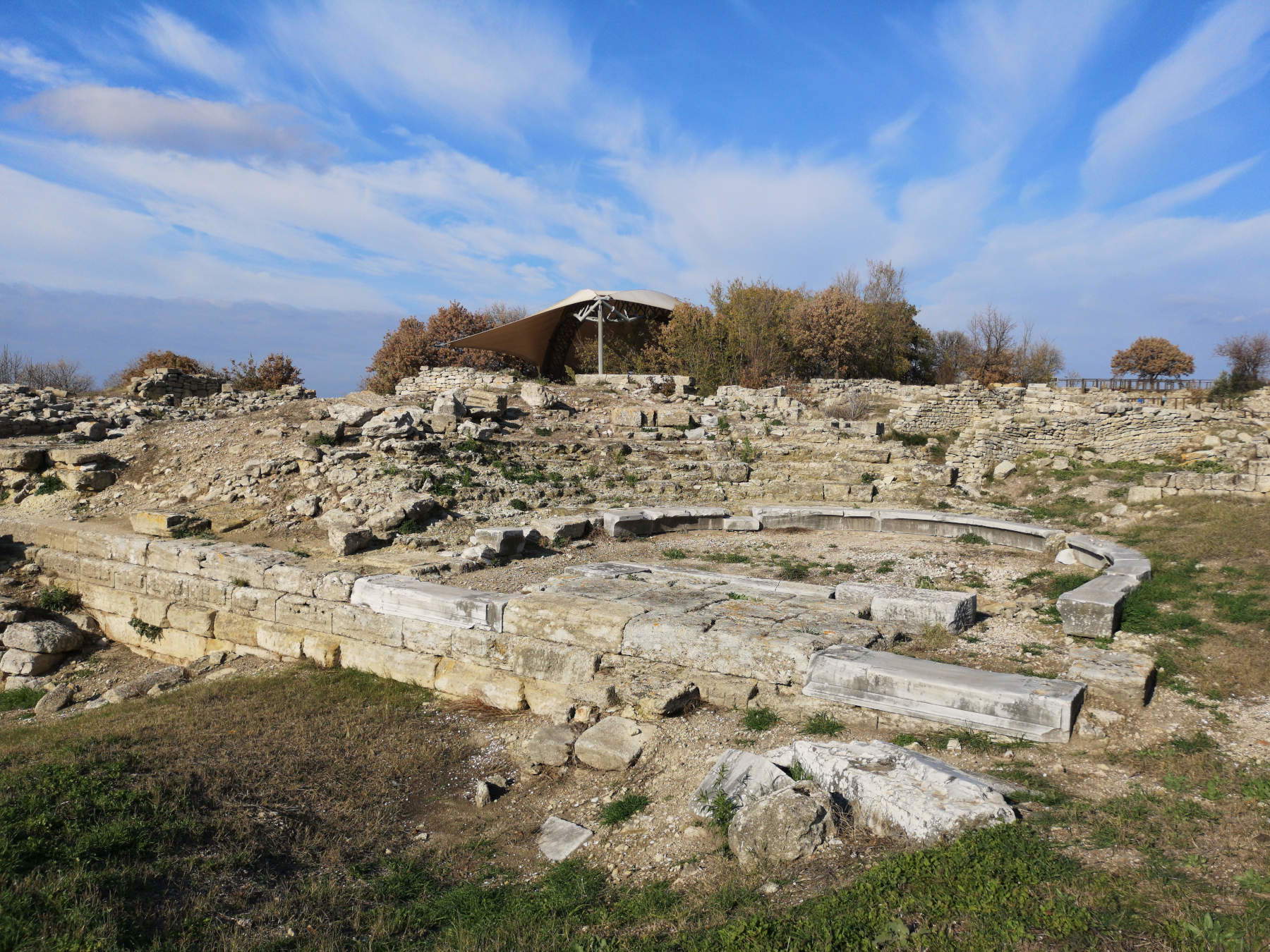 Antica citt&agrave; di Troia a &Ccedil;anakkale. Foto: T&uuml;rkiye Turizm ve Tanıtım Geliştirme Ajansı (&ldquo;TGA&rdquo;)