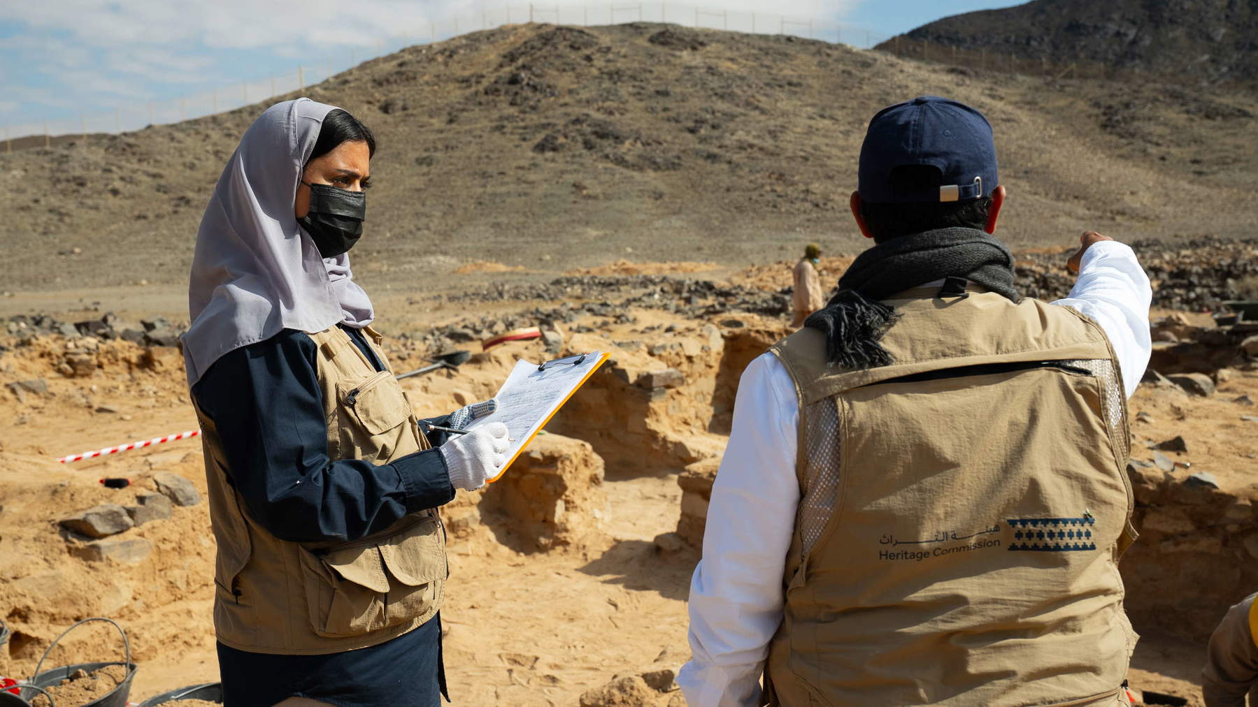 Sito di Hillit, governatorato di Al-Dawadmi, Arabia Saudita. Foto: Ministero della Cultura saudita, Heritage Commission
