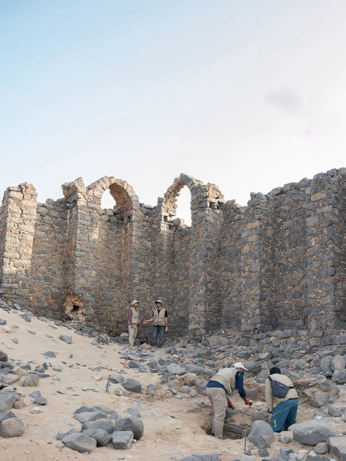 Die Stätte von Miqat Al-Juhfah. Foto: Ministerium für Kultur von Saudi-Arabien