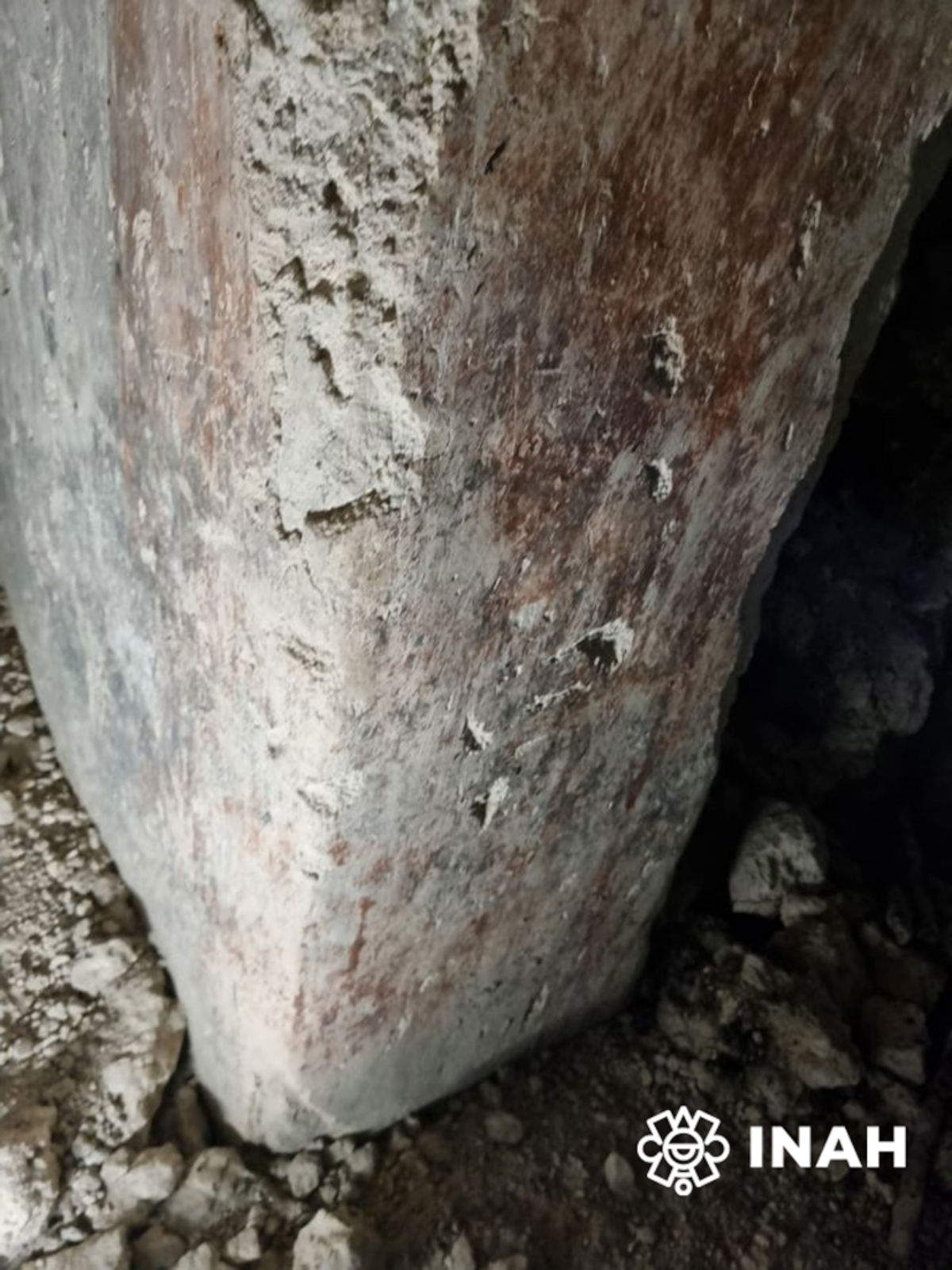 Die Ruinen der Gebäude, aus denen die Maya-Monumentalstätte besteht. Foto: Karina Blancas und Sonny Ojeda - INAH