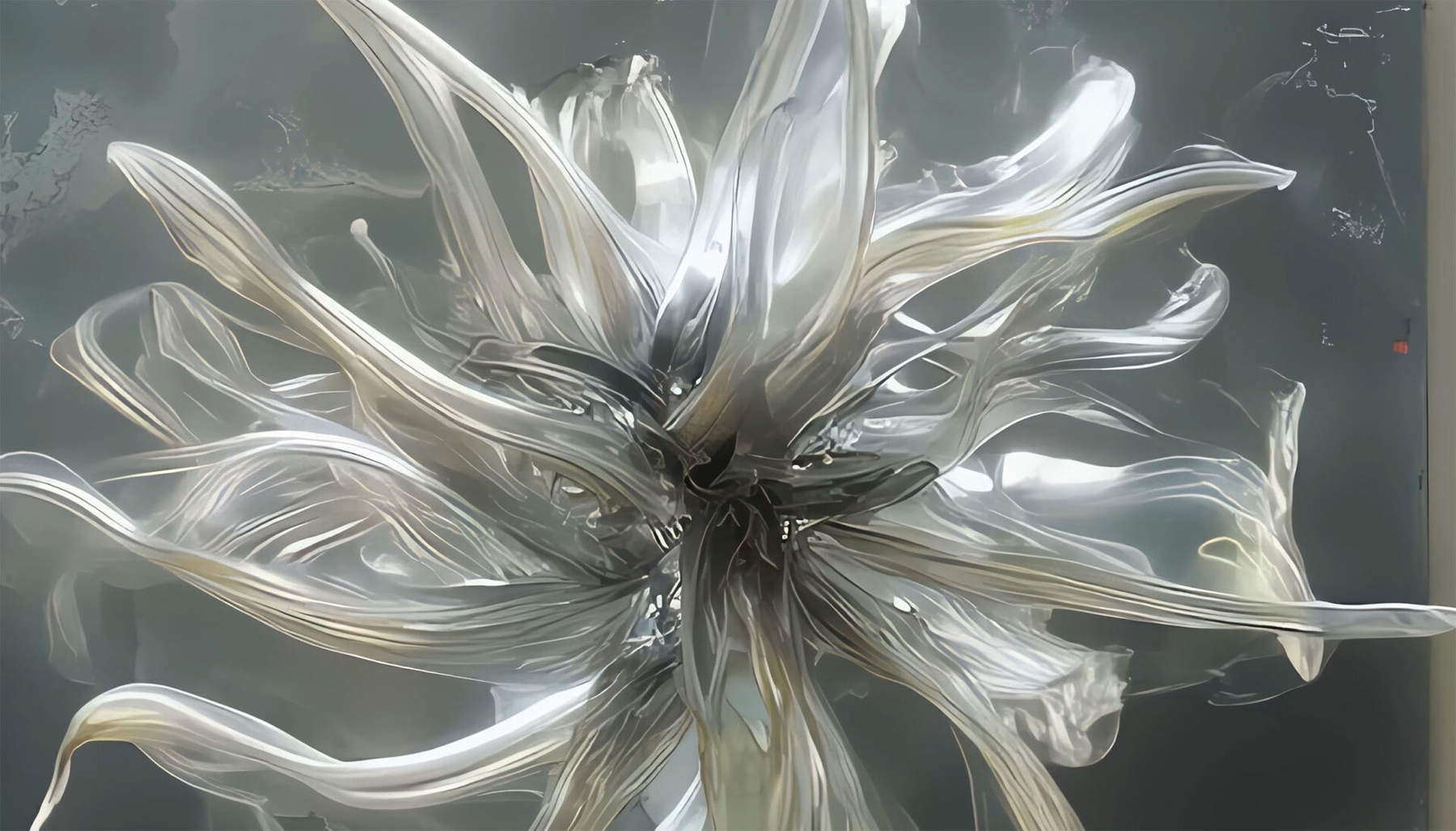 Sougwen Chung, MÁQUINA CORPORAL (MERIDIANOS) (2026; fotograma de vídeo)