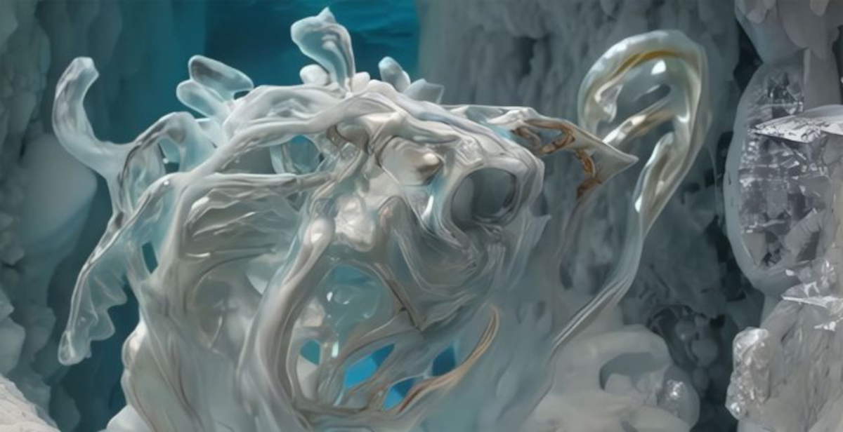 Sougwen Chung en Milán: BODY MACHINE (MERIDIANS) en la pared del Palazzo Citterio