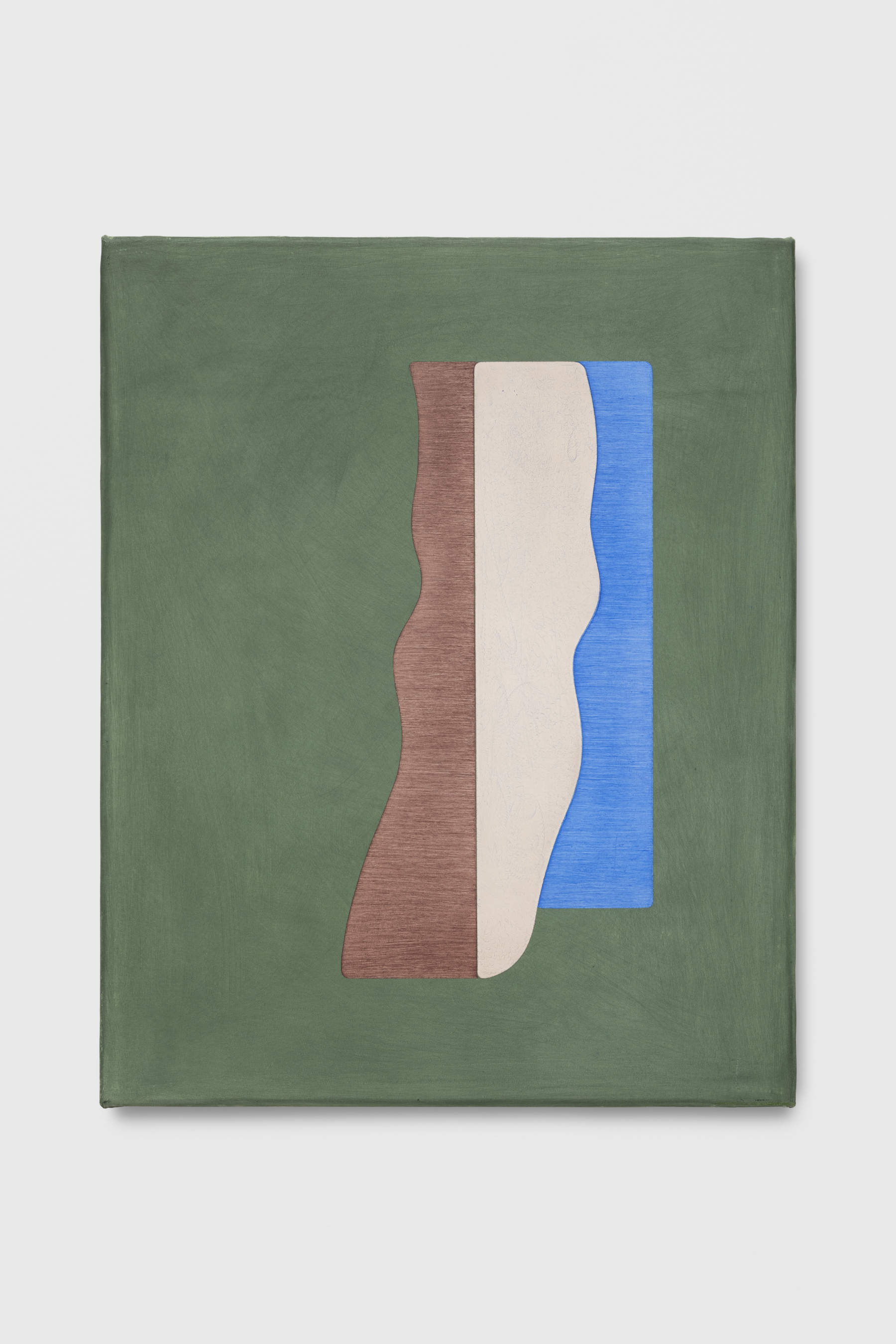 Svenja Deininger, Untitled (2026; oil on linen, 50 &times; 40 cm) Photo: Andrea Rossetti