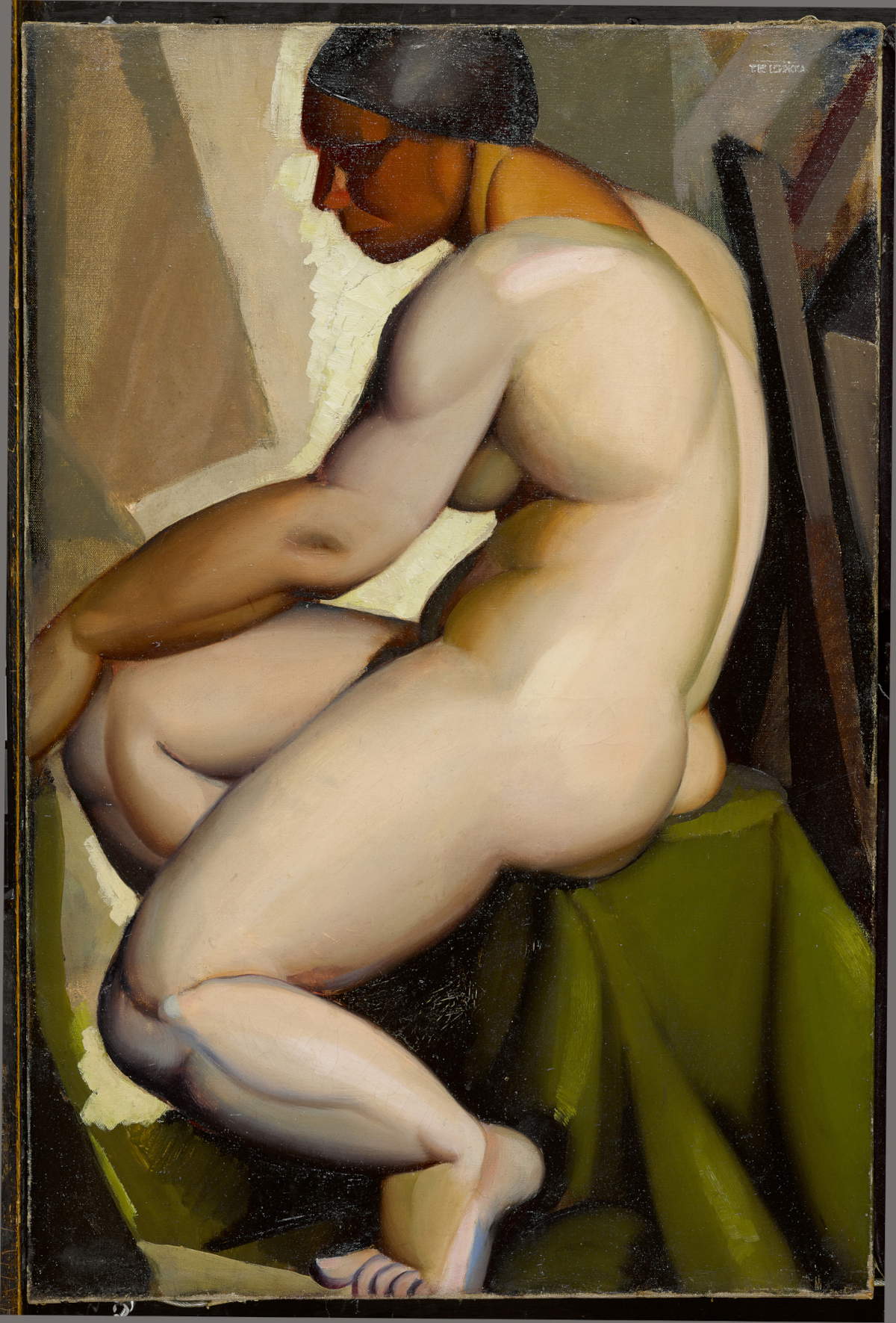 Tamara de Lempicka, Seated Nude in Profile (1923; oil on canvas; D&ouml;pfner Collection) &copy; 2026, ProLitteris, Zurich