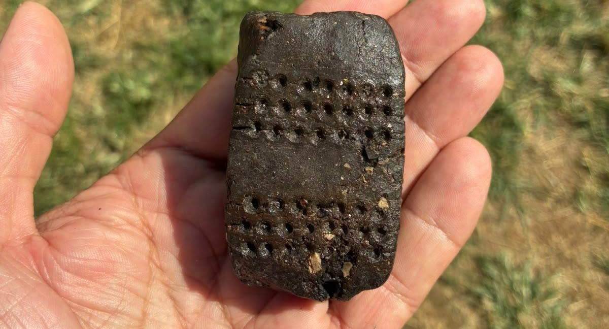 Se ha descubierto una tablilla enigmática en Lucone, en Polpenazze. El hallazgo data de la Edad del Bronce.