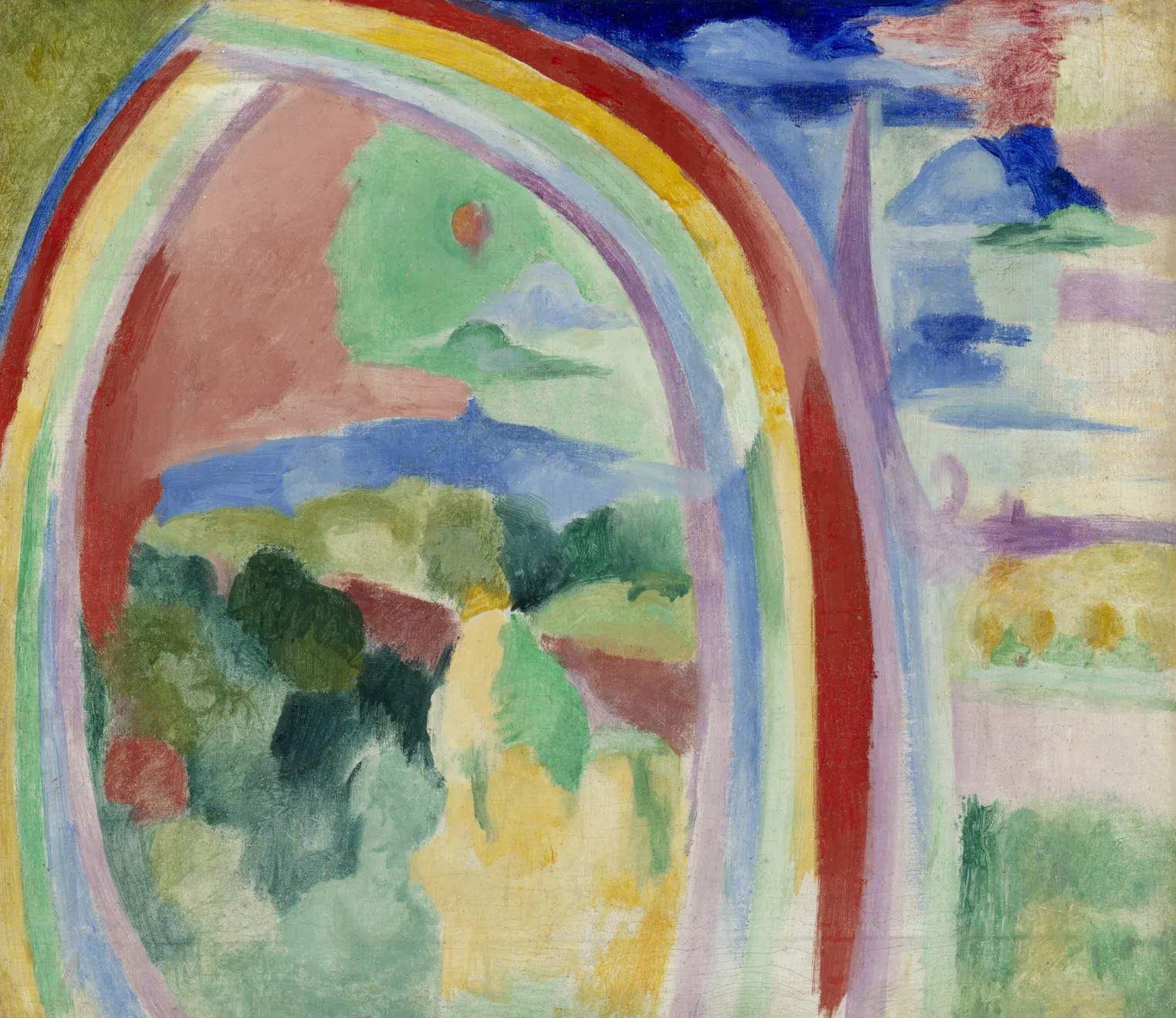 Robert Delaunay, Arc-en-ciel n. 5, venduto da Willoughby Gerrish al Museum of Fine Arts di Boston