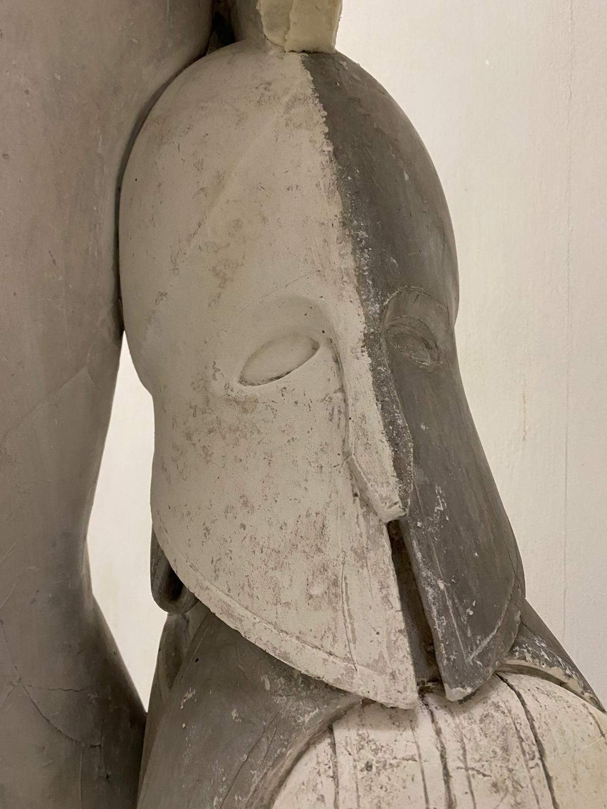 Detalle del casco de Telémaco