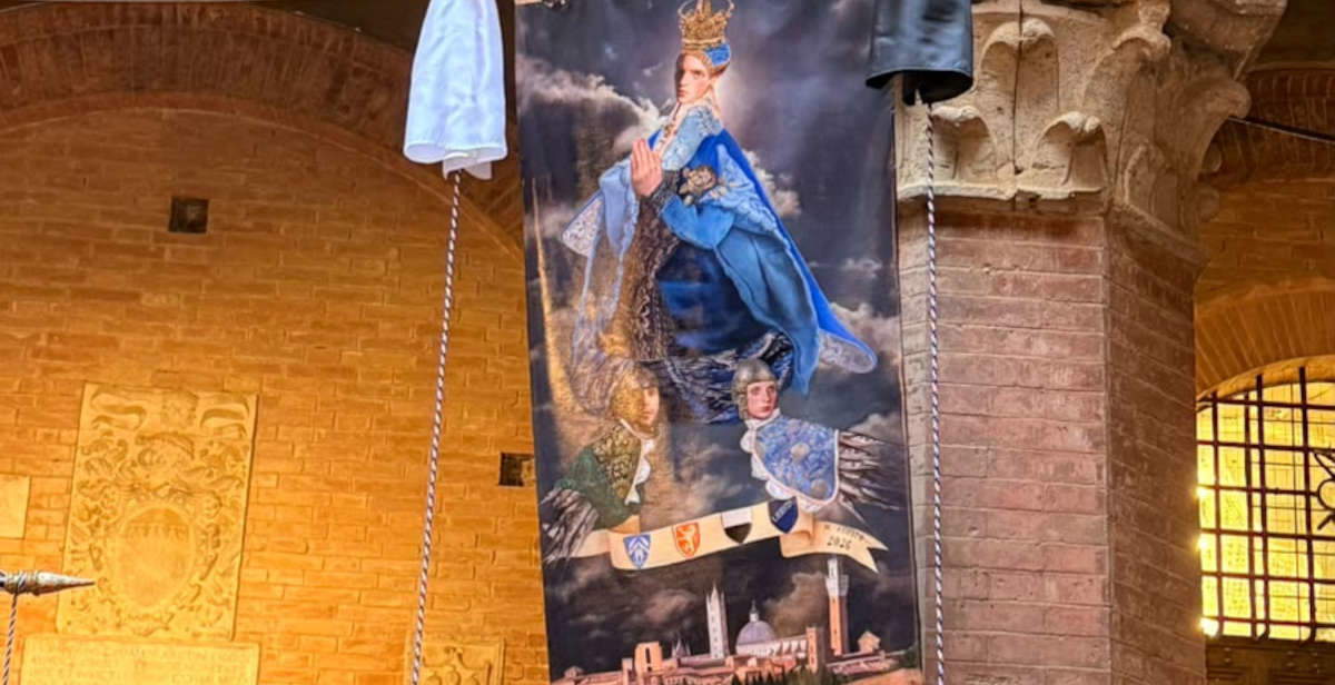 Palio di Siena: Teodora Axente’s Drappellone Unveiled for the Race on August 16