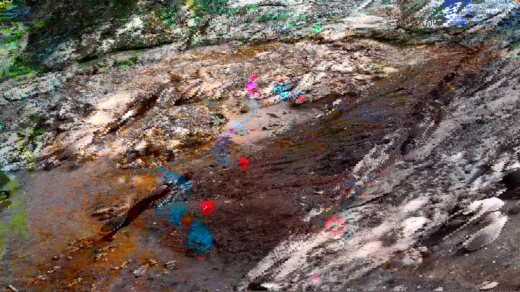 Terme di Sorano, Entdeckung einer neolithischen Struktur, die von der Nutzung des Thermalwassers schon in prähistorischer Zeit zeugt