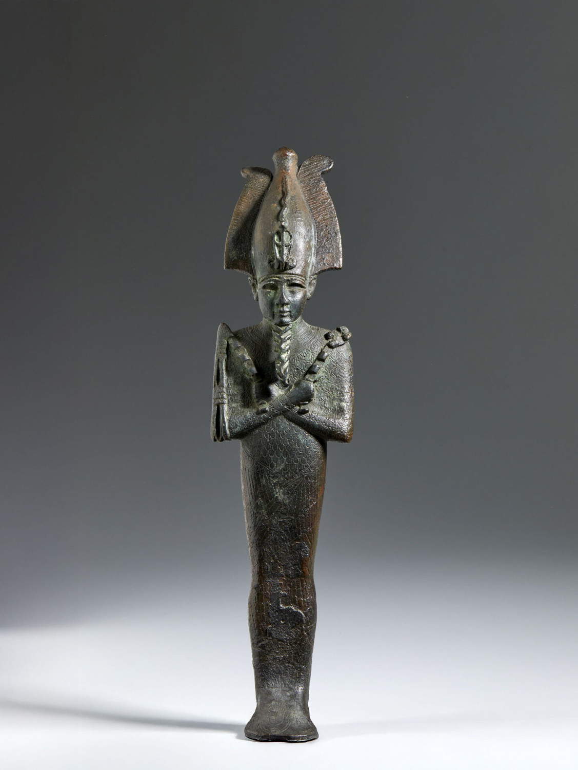 Statue of Osiris (8th–4th centuries B.C.; bronze; Brescia, Civic Museums) &copy; Photographic Archive of the Civic Museums of Brescia / Fotostudio Rapuzzi